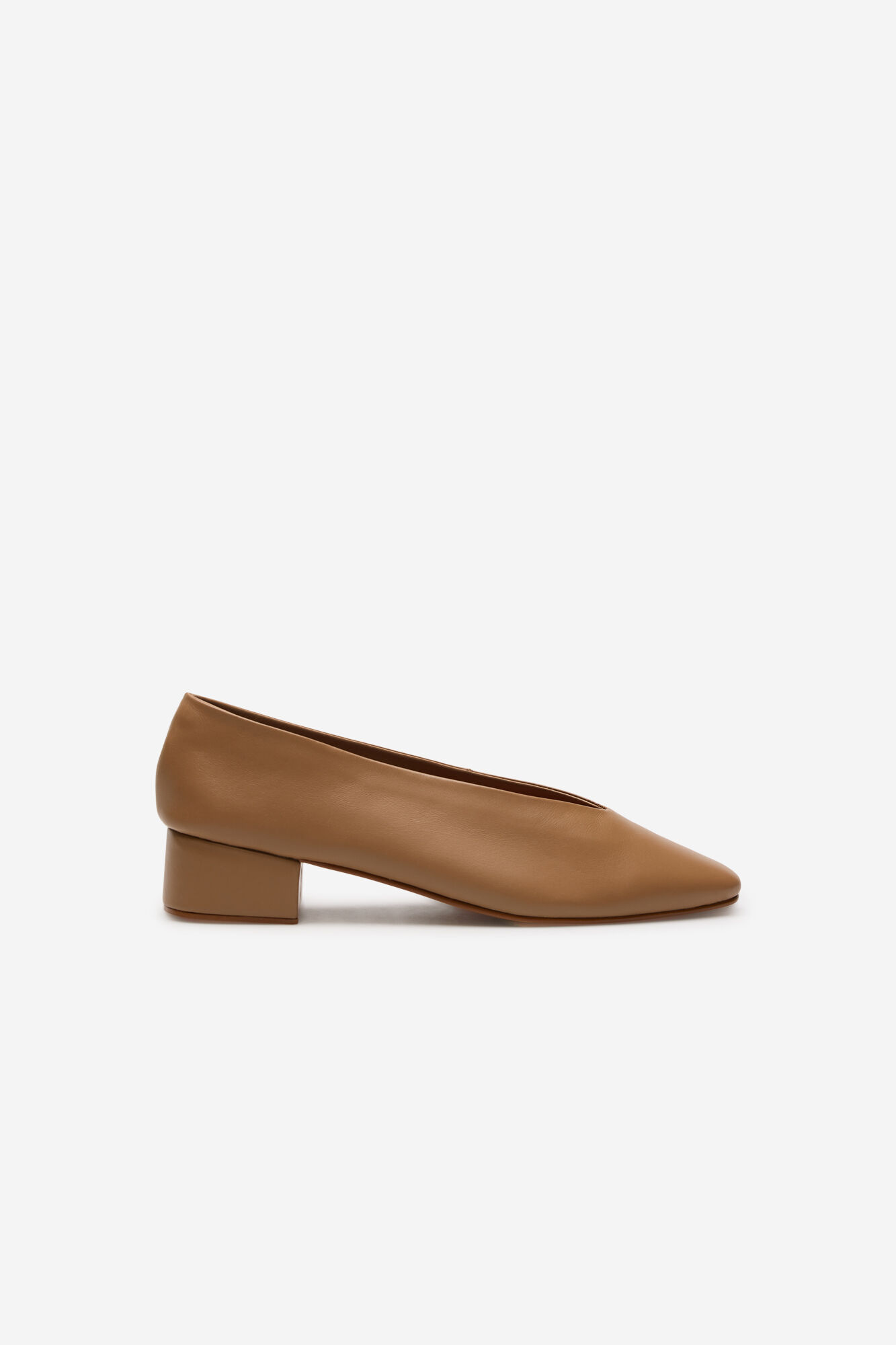 Cortefiel Leather ballerina flats