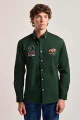 Valecuatro Camisa masculina verde Valecuatro modelo cavalo Verde