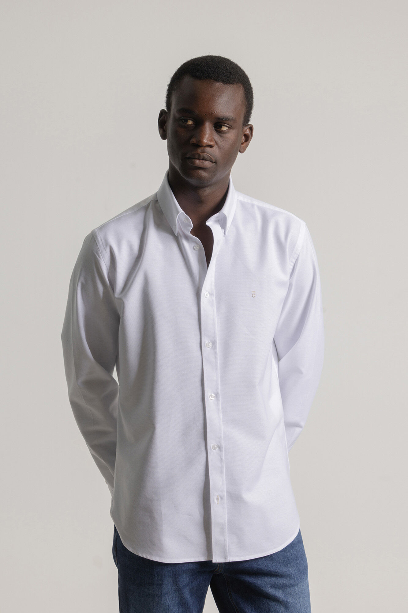 PuroEGO Camisa oxford corte slim