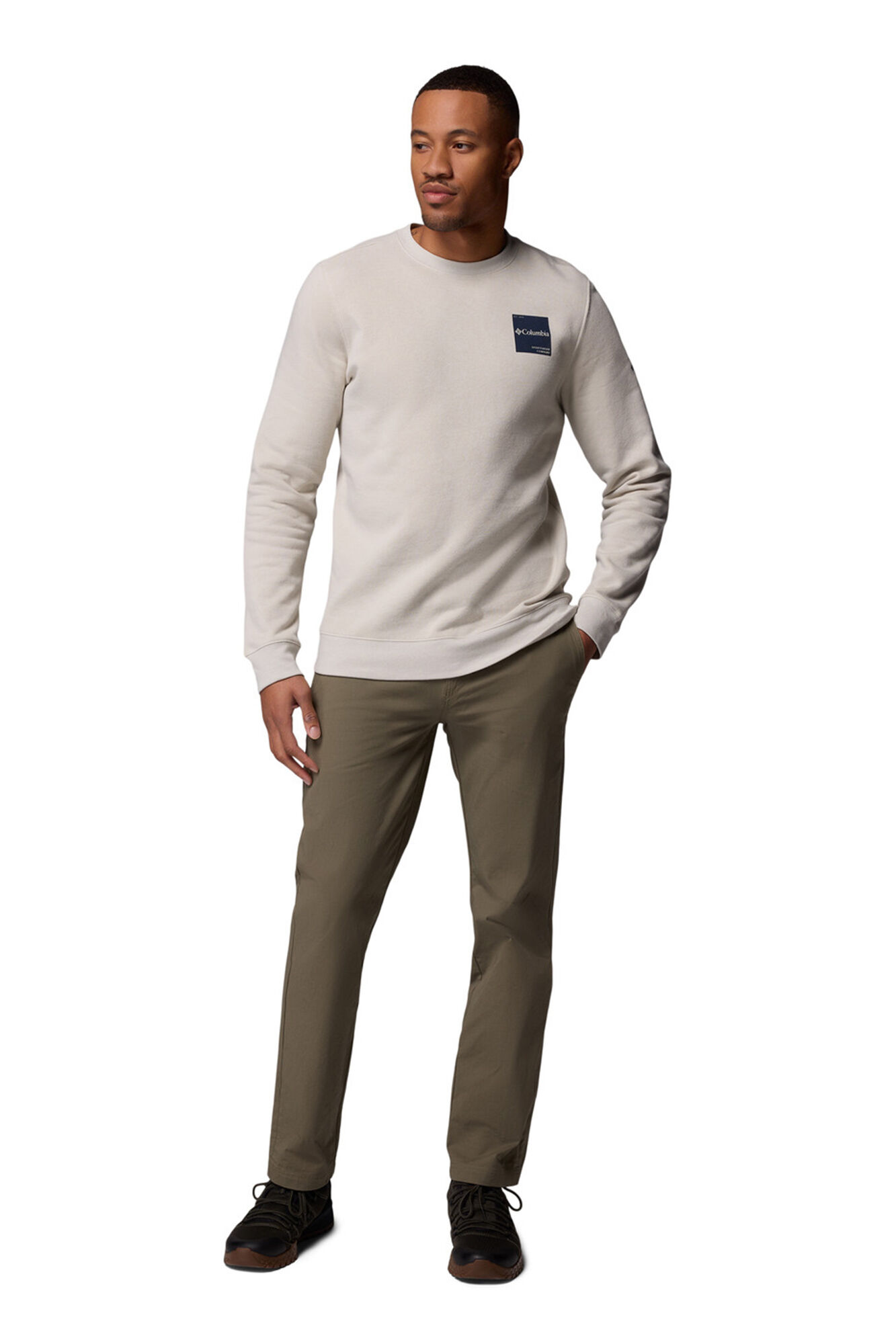 Columbia Moletom para homem Trek&trade; Sweatshirt Tostado