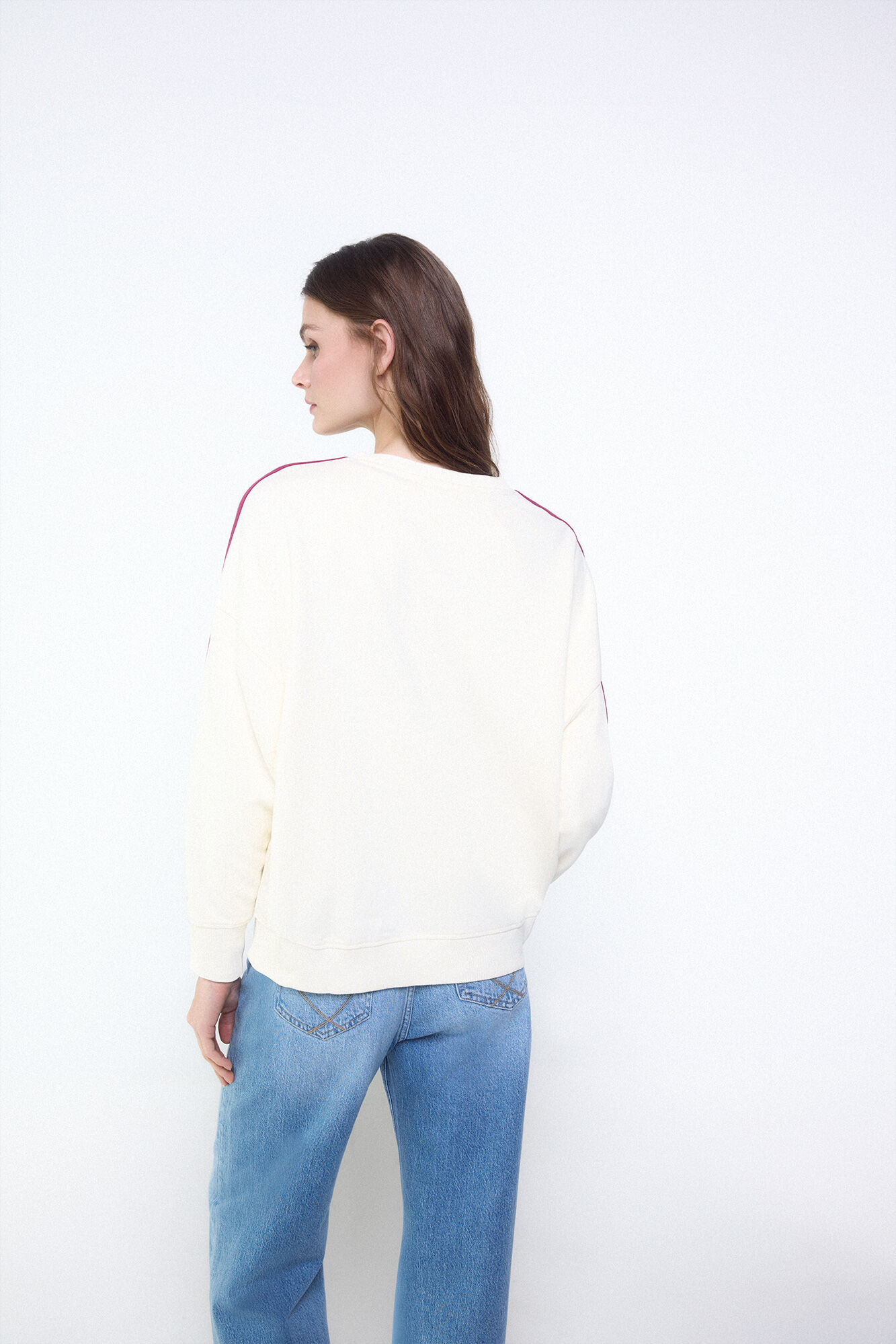 Slowlove Sudadera slowlove oversize Branco