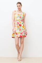 Caroll Vestido curto Reinita Multicolorido