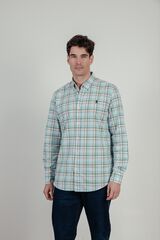 elPulpo Camisa casual em popelina Verde