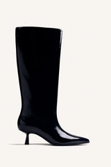 Gioseppo Botas de cano alto kitten Preto