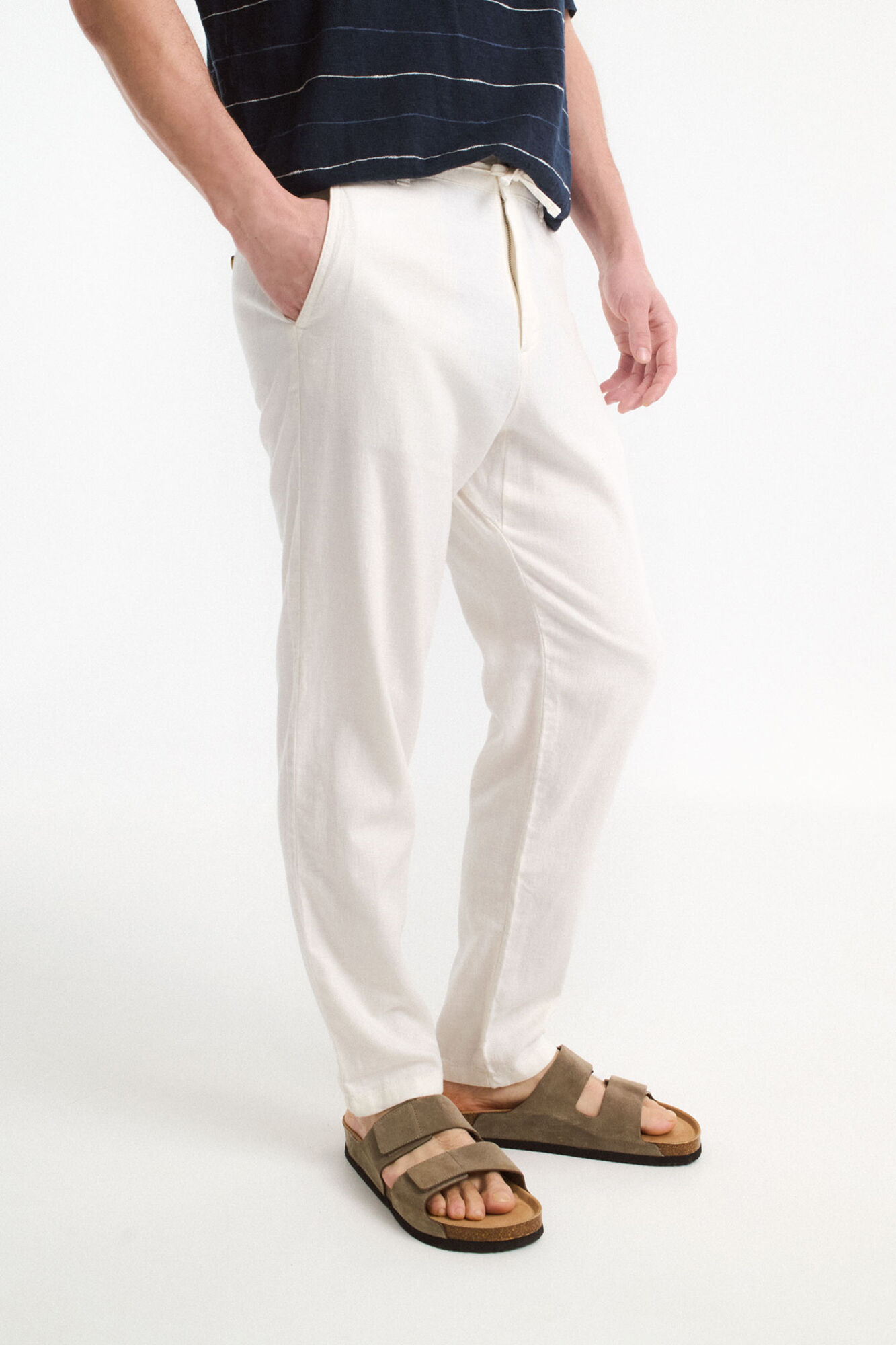 Selected Pantal&oacute;n de lino Relaxed Fit