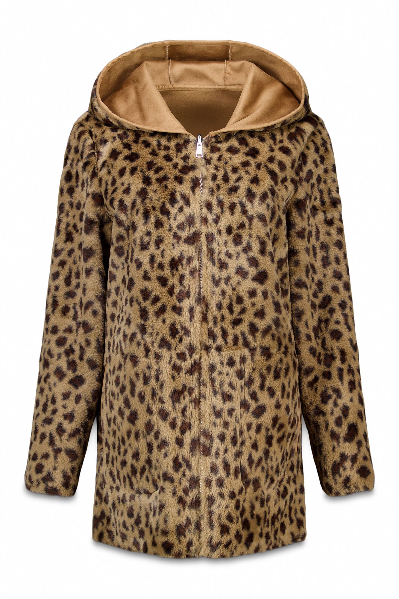 Cortefiel reversible double-sided effect coat Beige