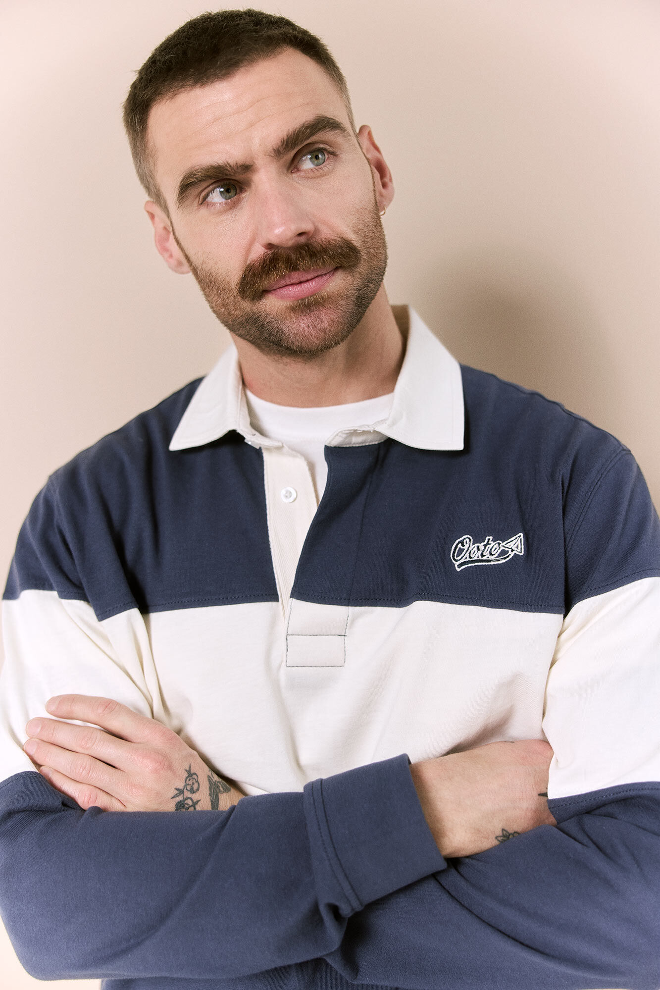 OOTO Long sleeve rugby polo shirt