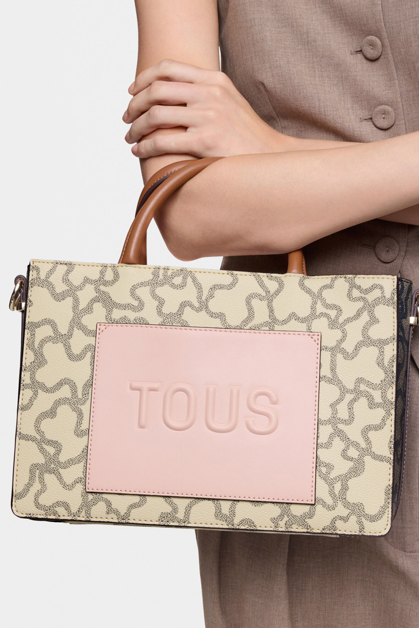 Tous Amaya beige Kaos Icon medium shopper Beige