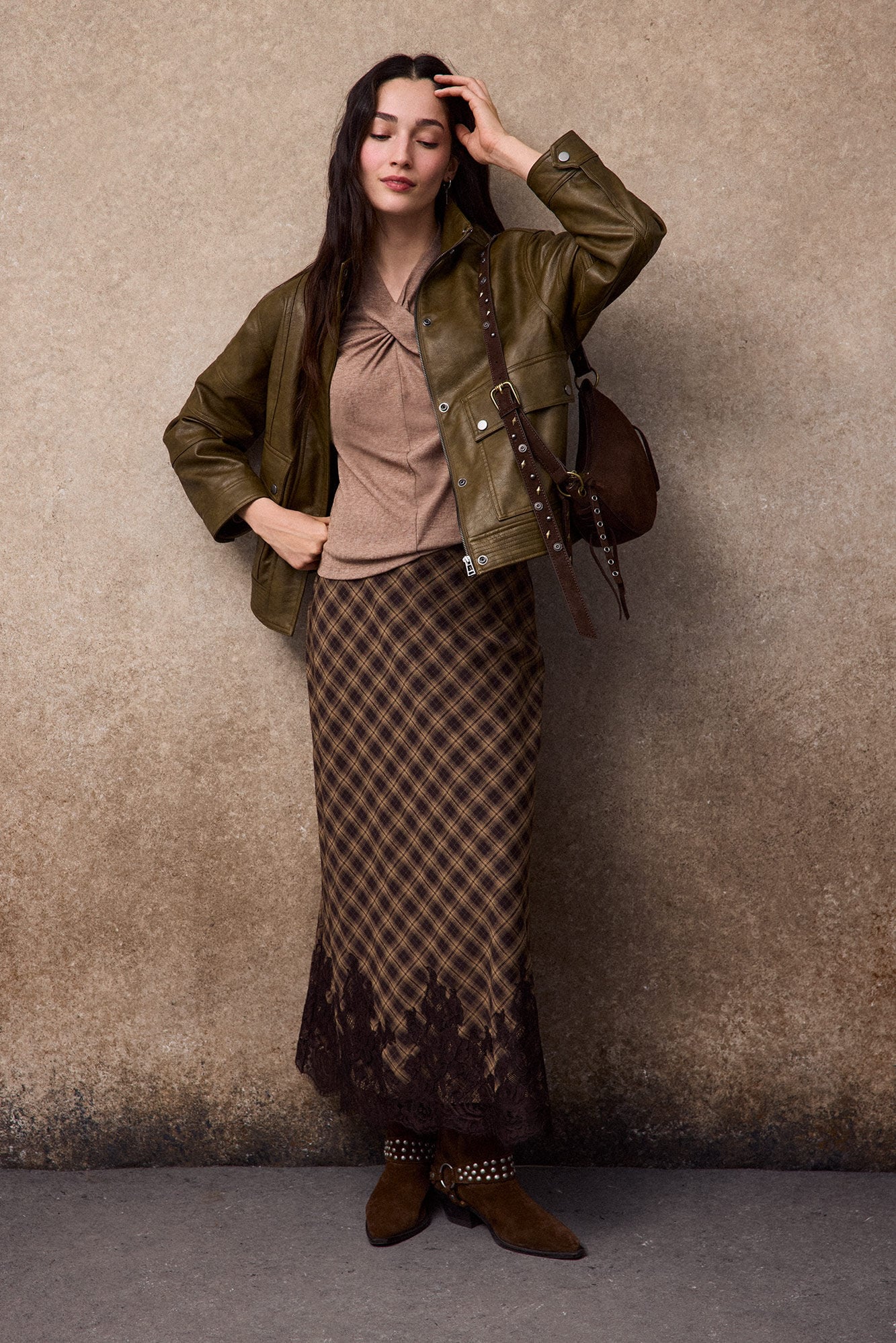 Slowlove Top estructura Beige