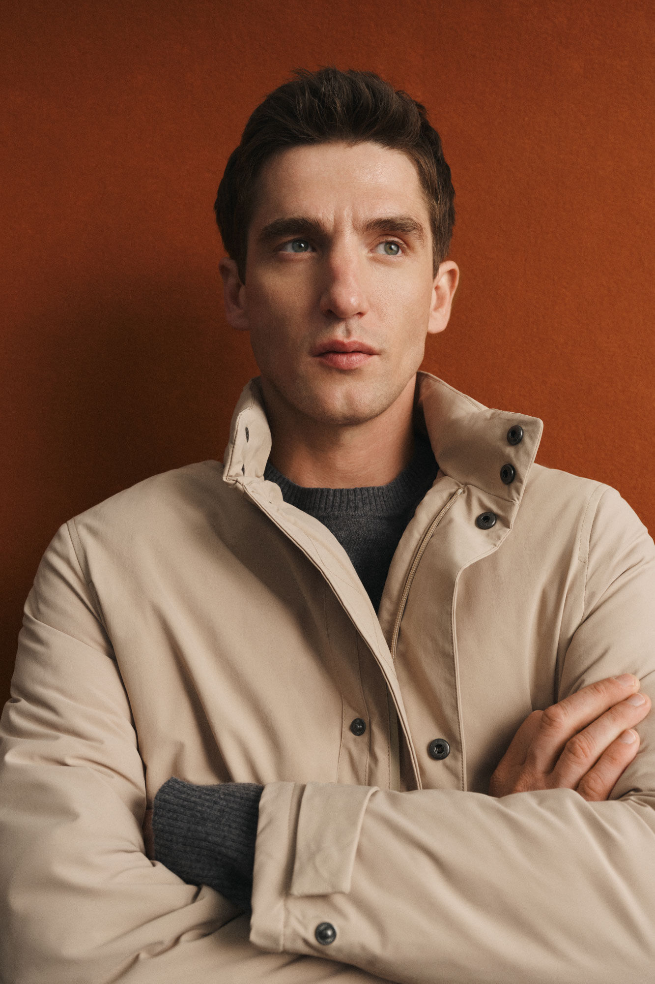 Cortefiel Parka t&eacute;cnica vistas desmontables Beige