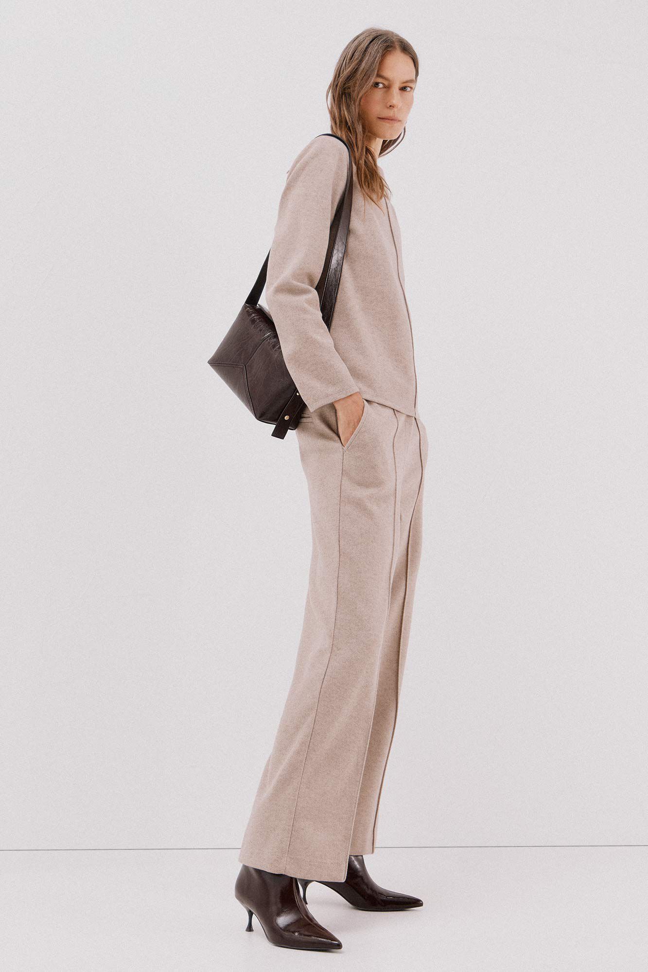 Cortefiel Top escote chimenea