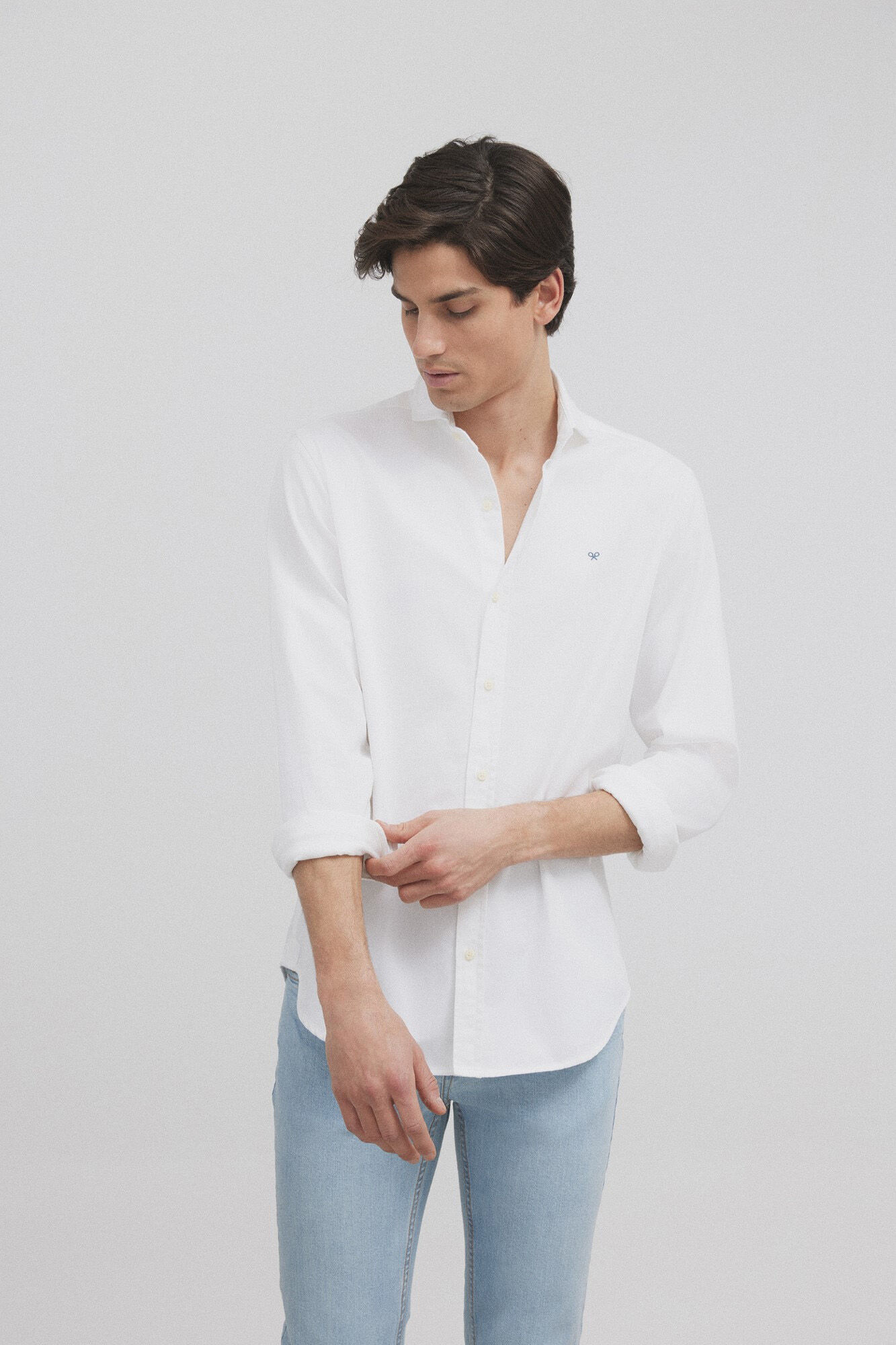 Silbon Camisa sport silbon structure Blanco