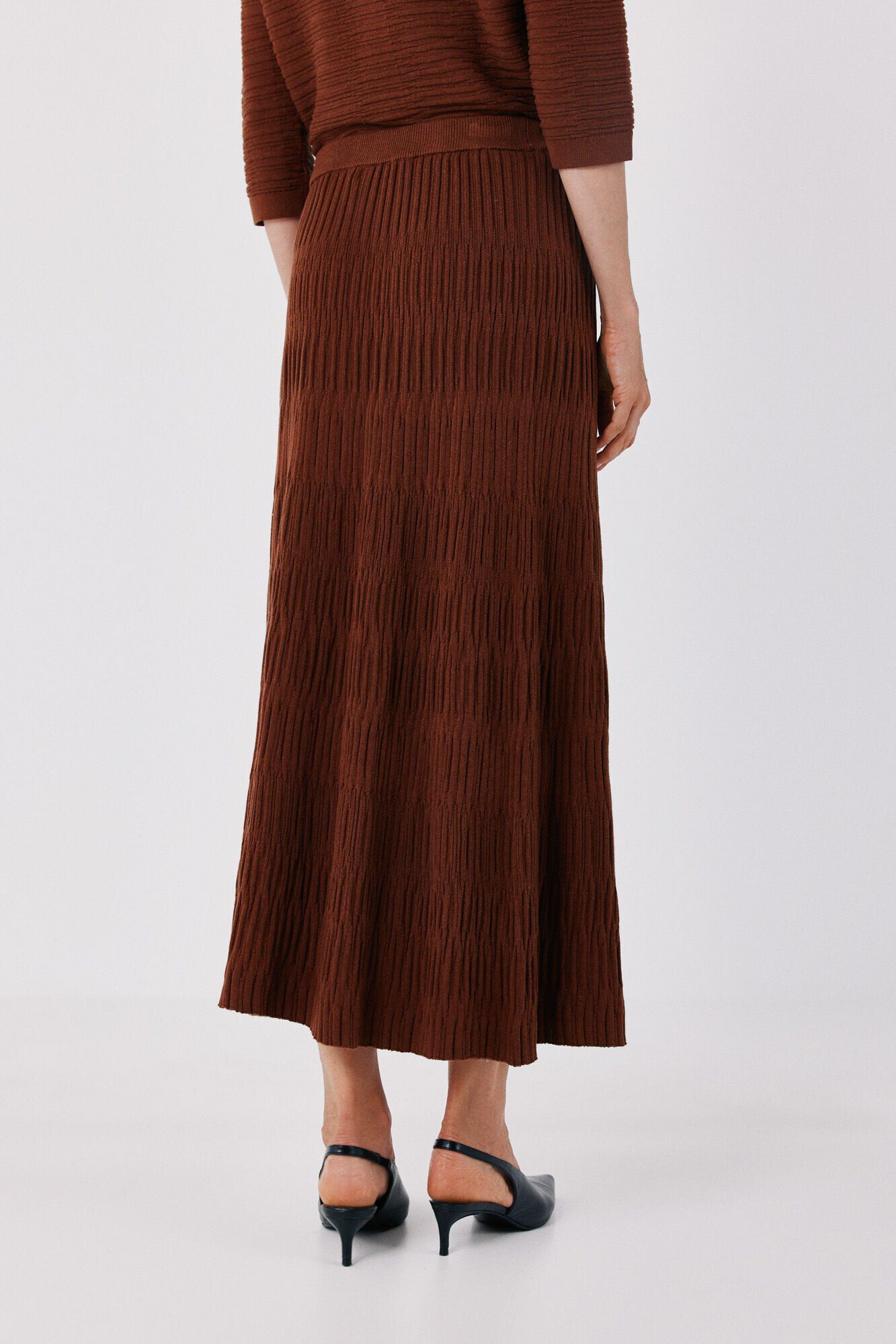 Cortefiel Knit midi skirt