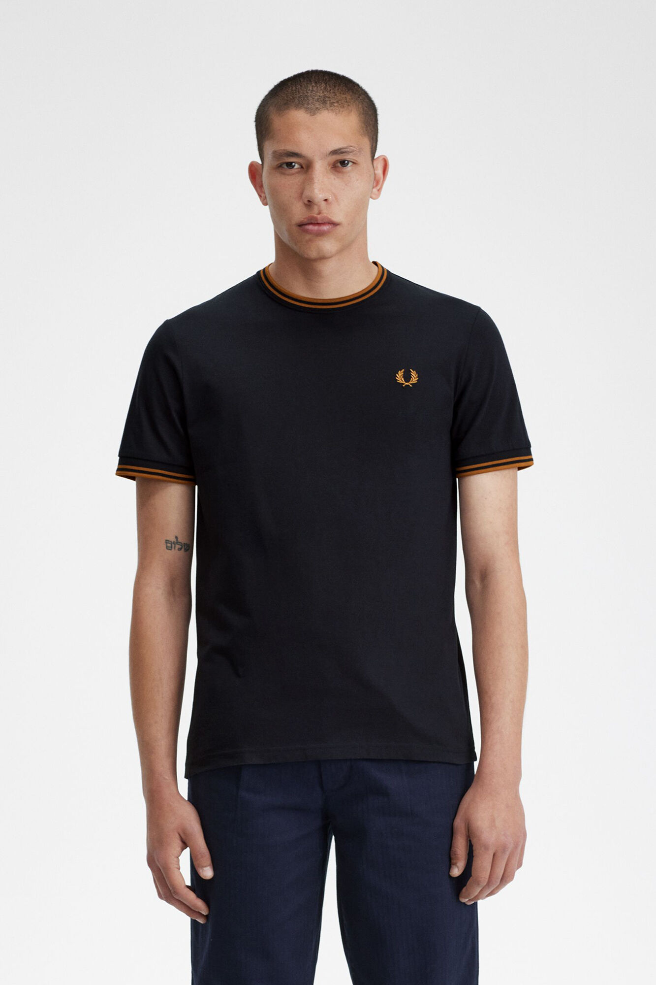 Fred Perry Men's short sleeve T-shirt  Navy
