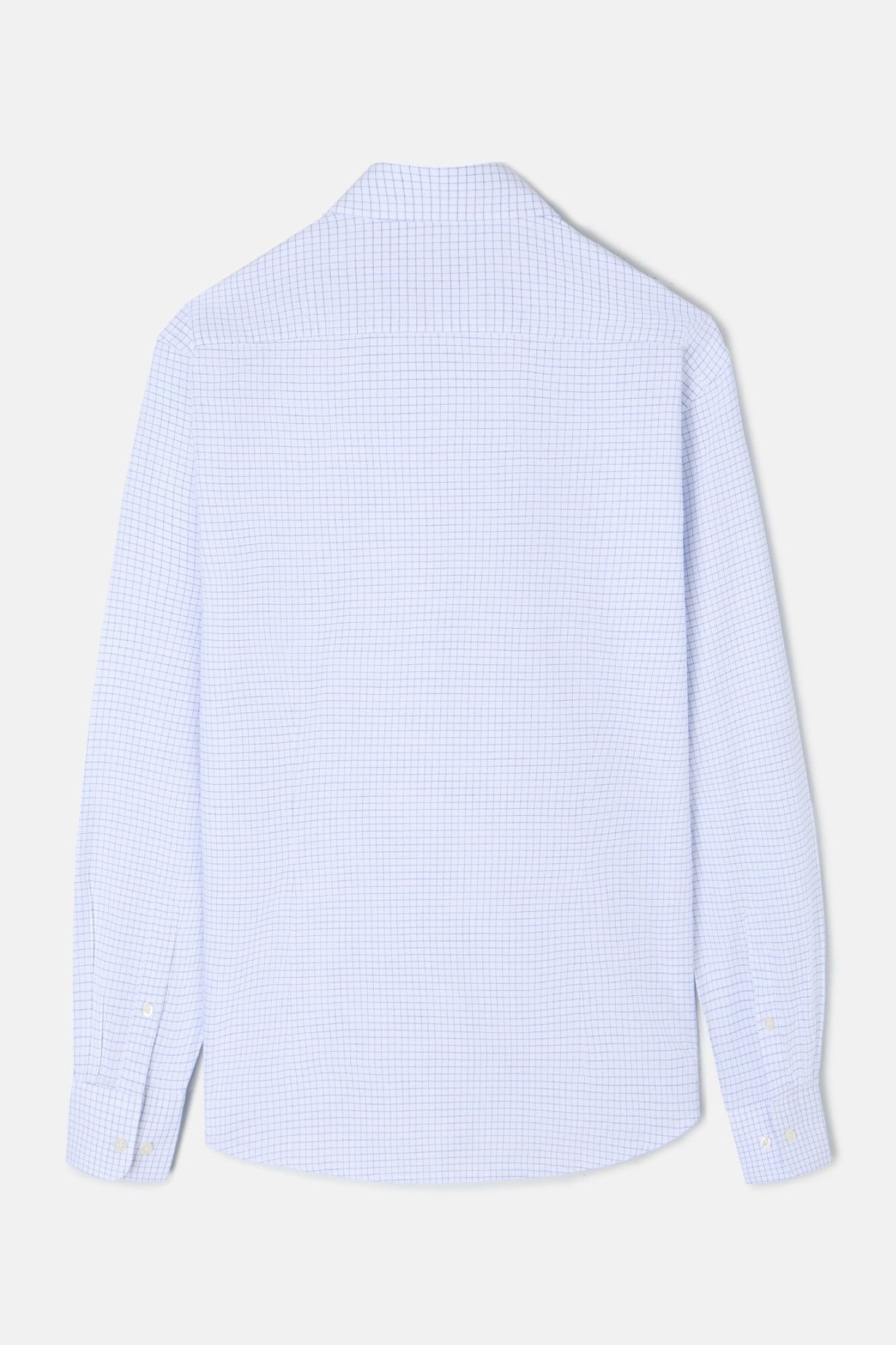 Silbon Camisa esportiva oxford xadrez m&eacute;dia Azul