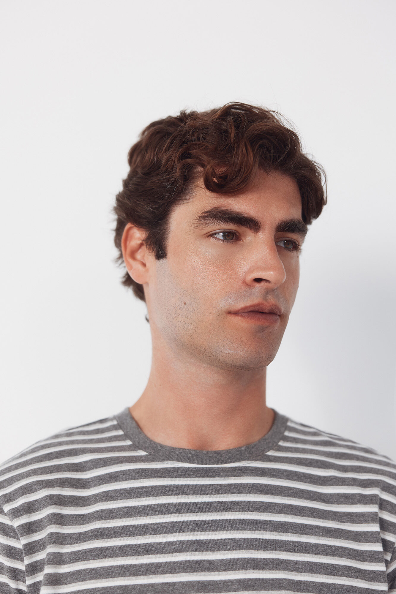 Cortefiel Jersey-knit pyjamas set Grey