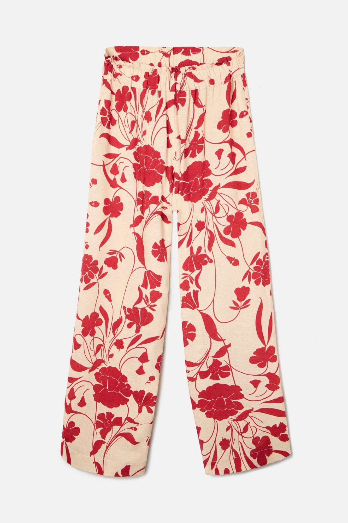 Silbon Cal&ccedil;a palazzo com estampado floral Vermelho
