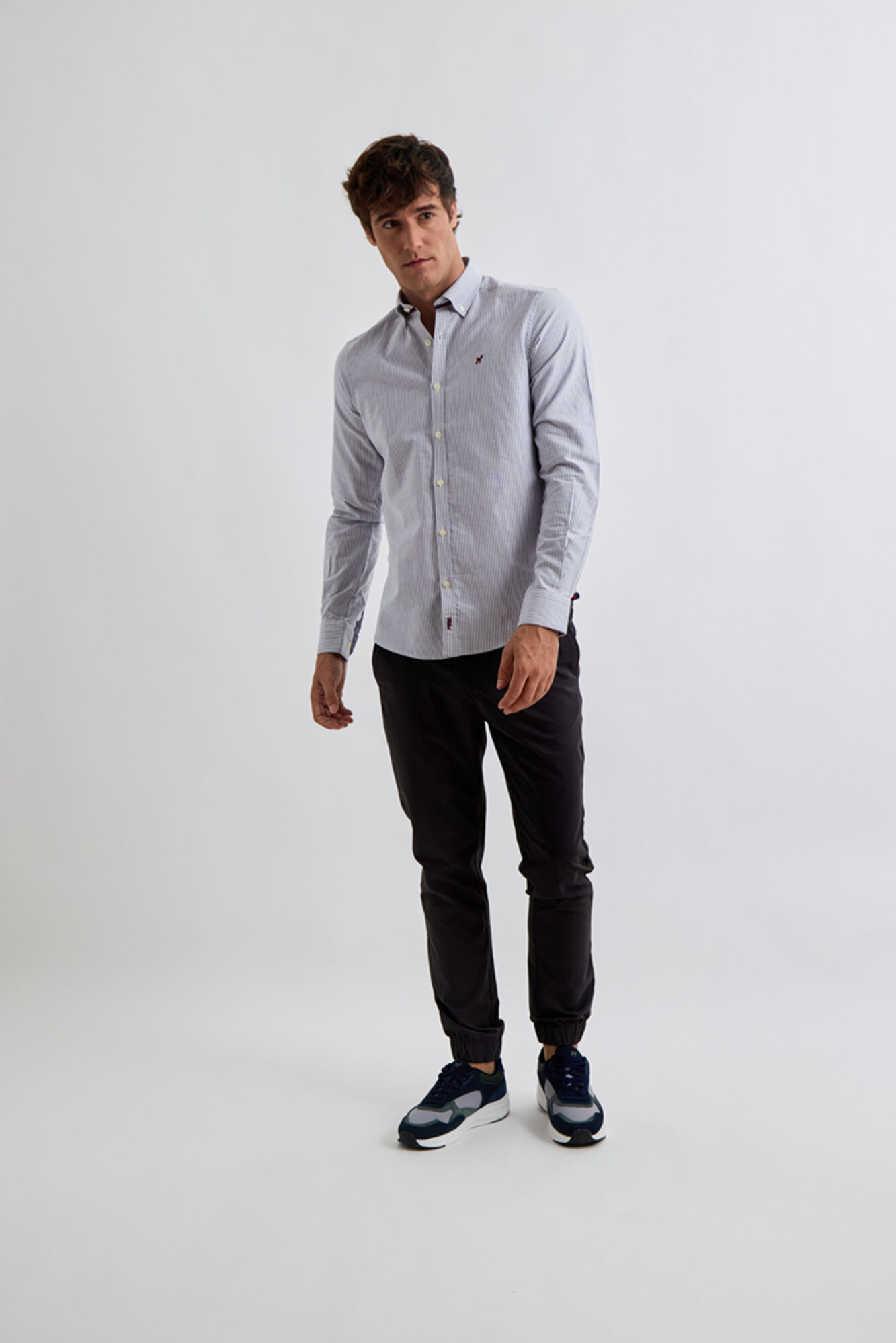 Williot Camisa Oxford Listrada