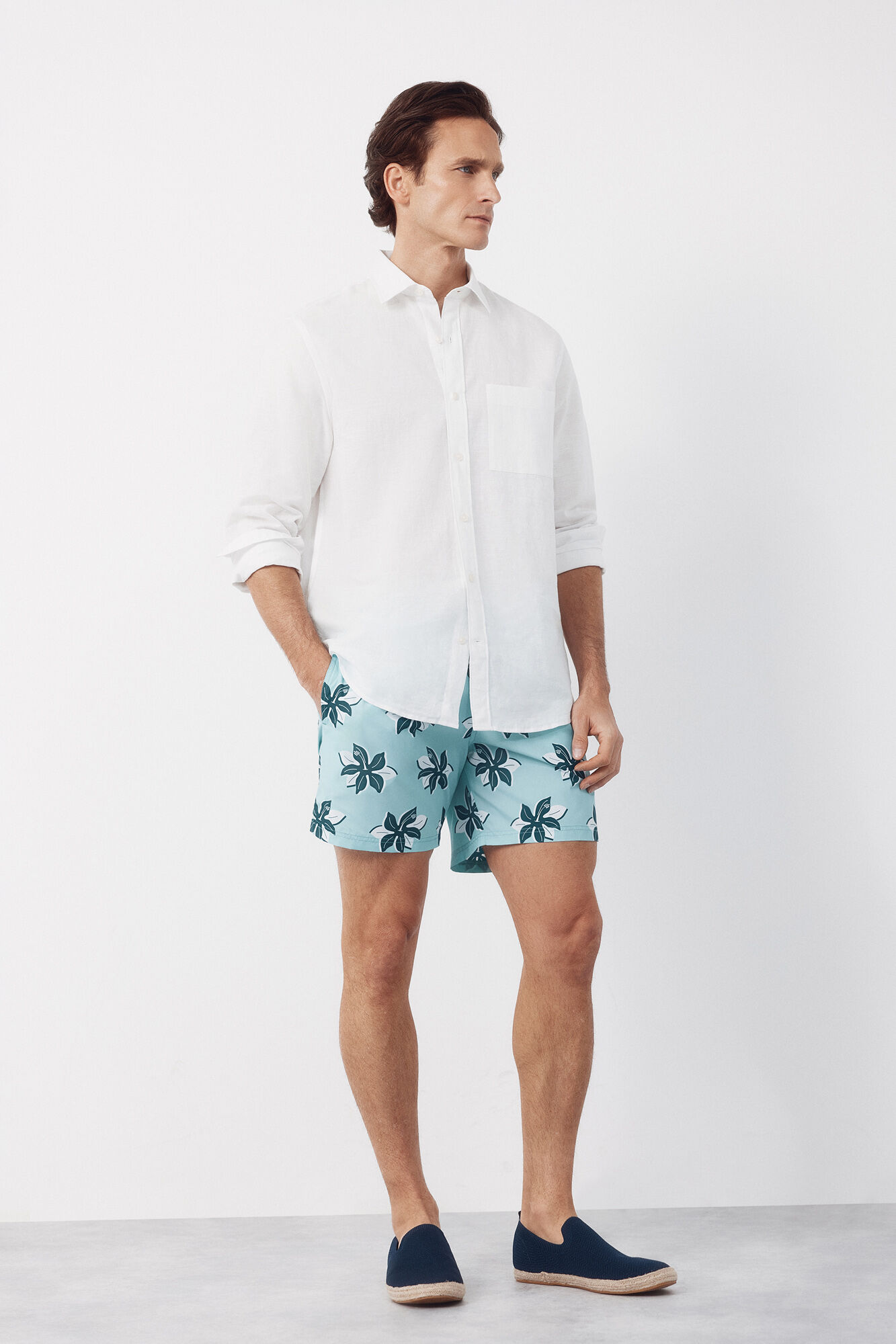 Cortefiel Floral print swimwear