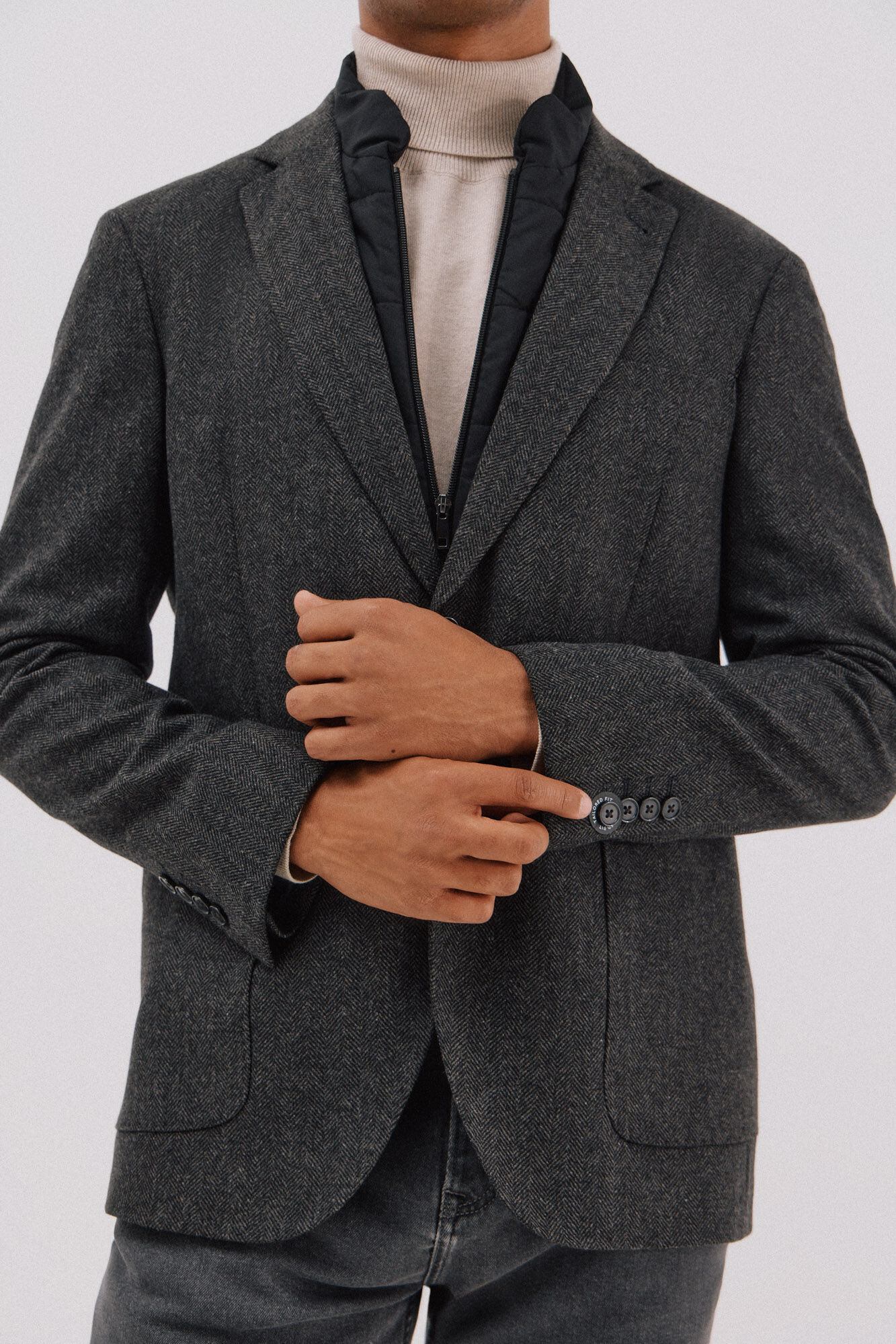 Cortefiel Herringbone wool herringbone