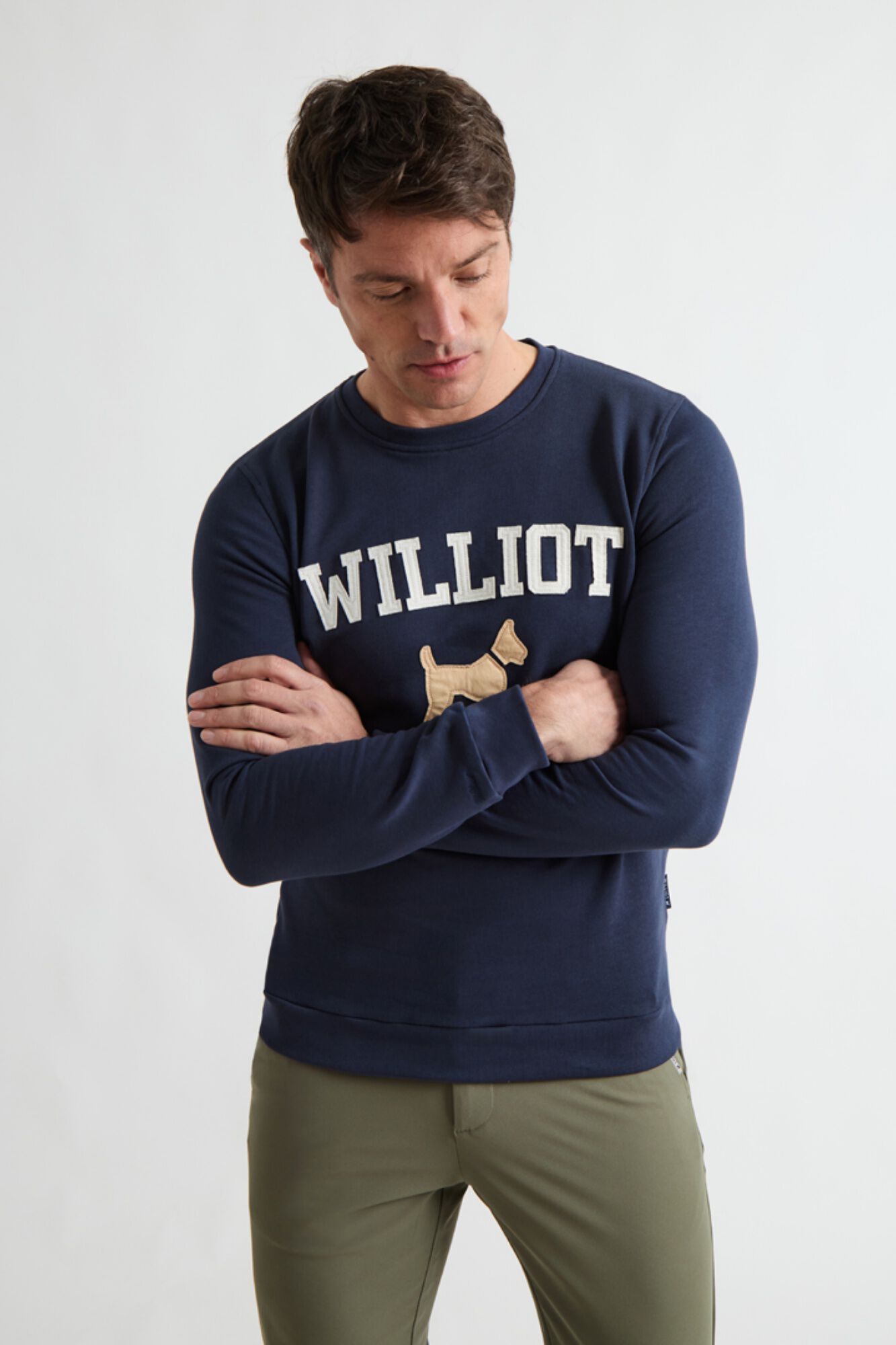 Williot Sudadera Williot Tipo Parche Azul marino