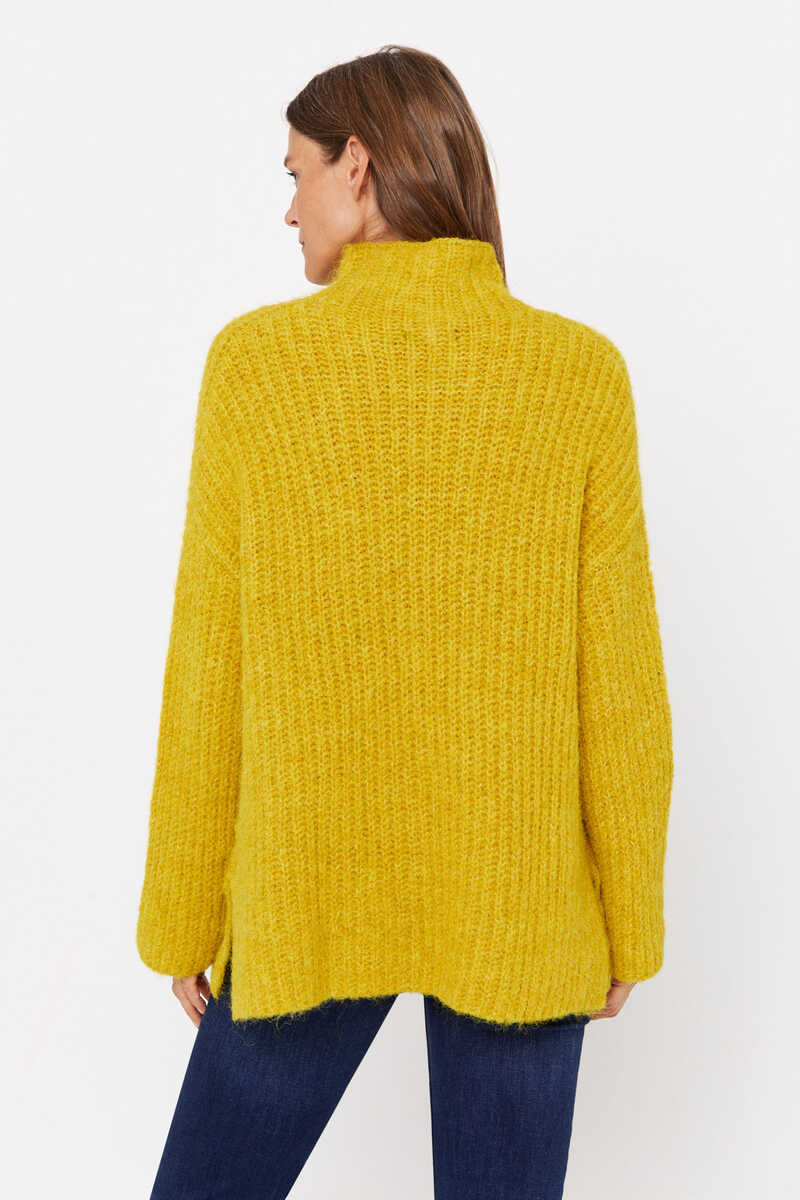 Cortefiel Purl knit jumper Green
