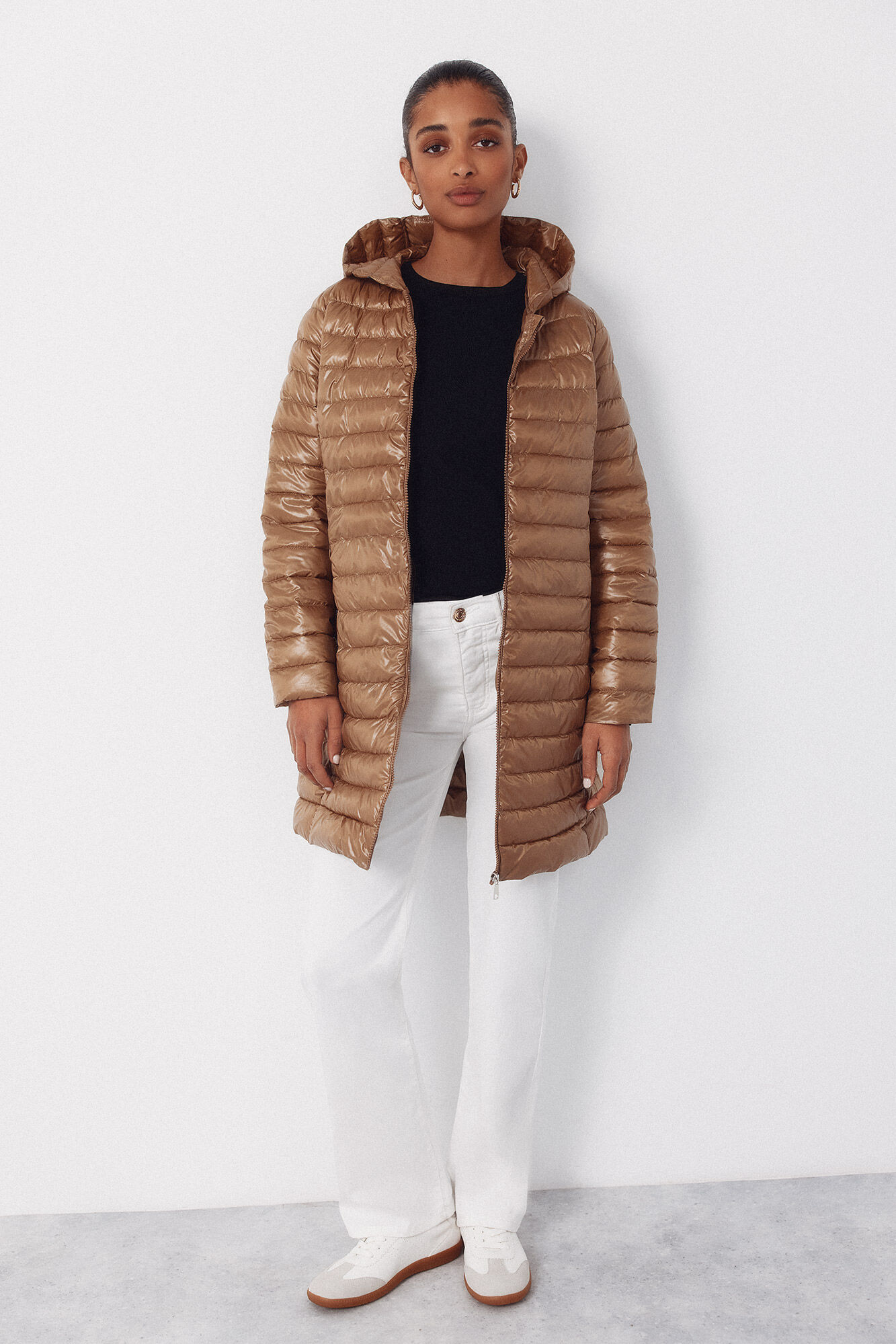 Cortefiel Long quilted coat