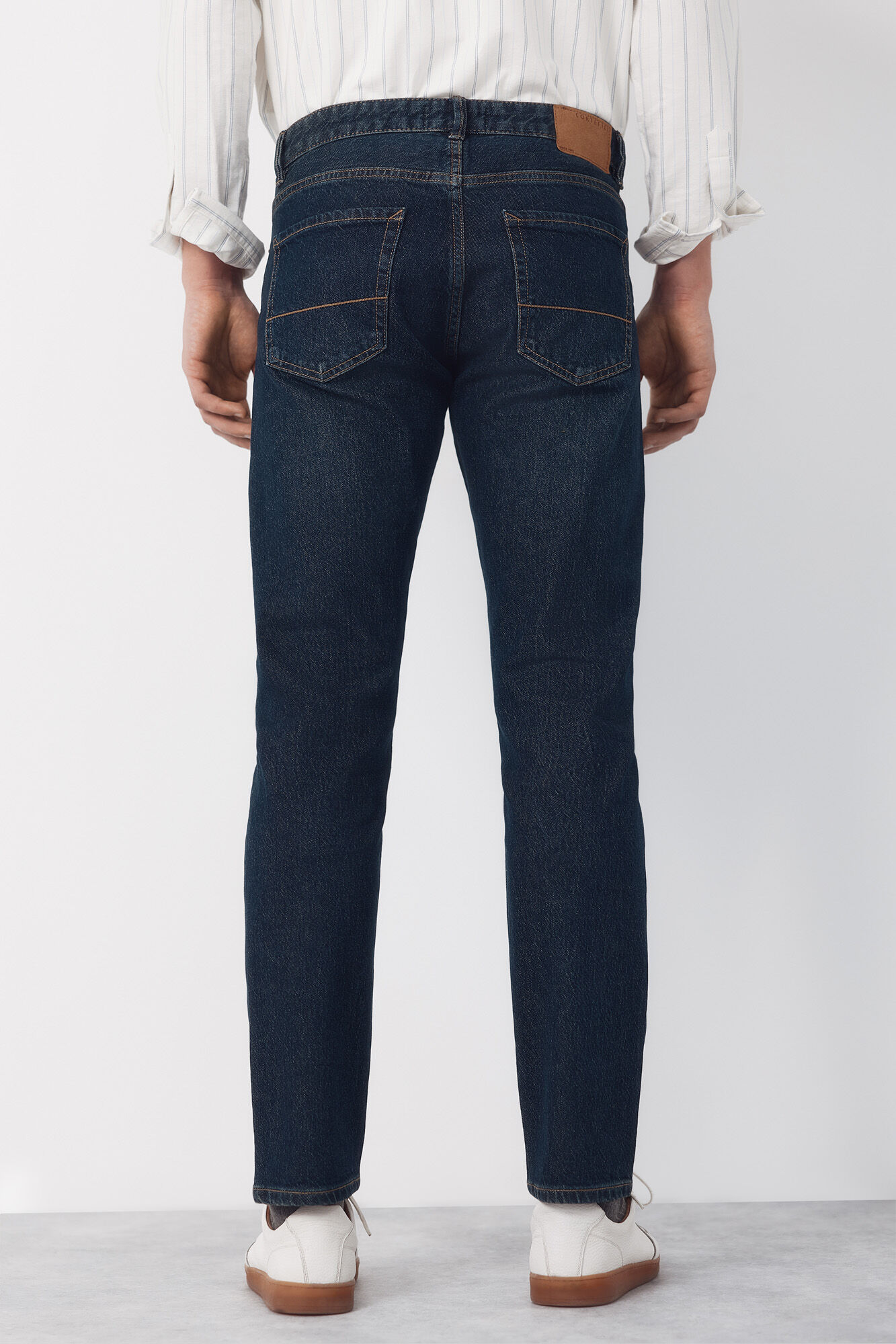Cortefiel Slim fit jeans Navy