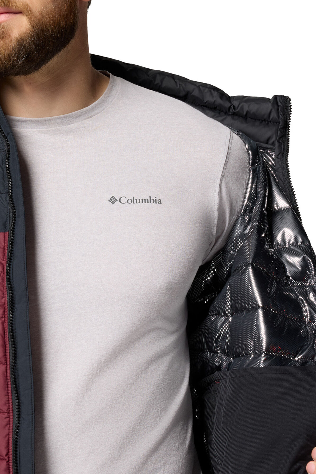 Columbia Jaqueta Isolada para homem Powder Lite&trade; II Granada