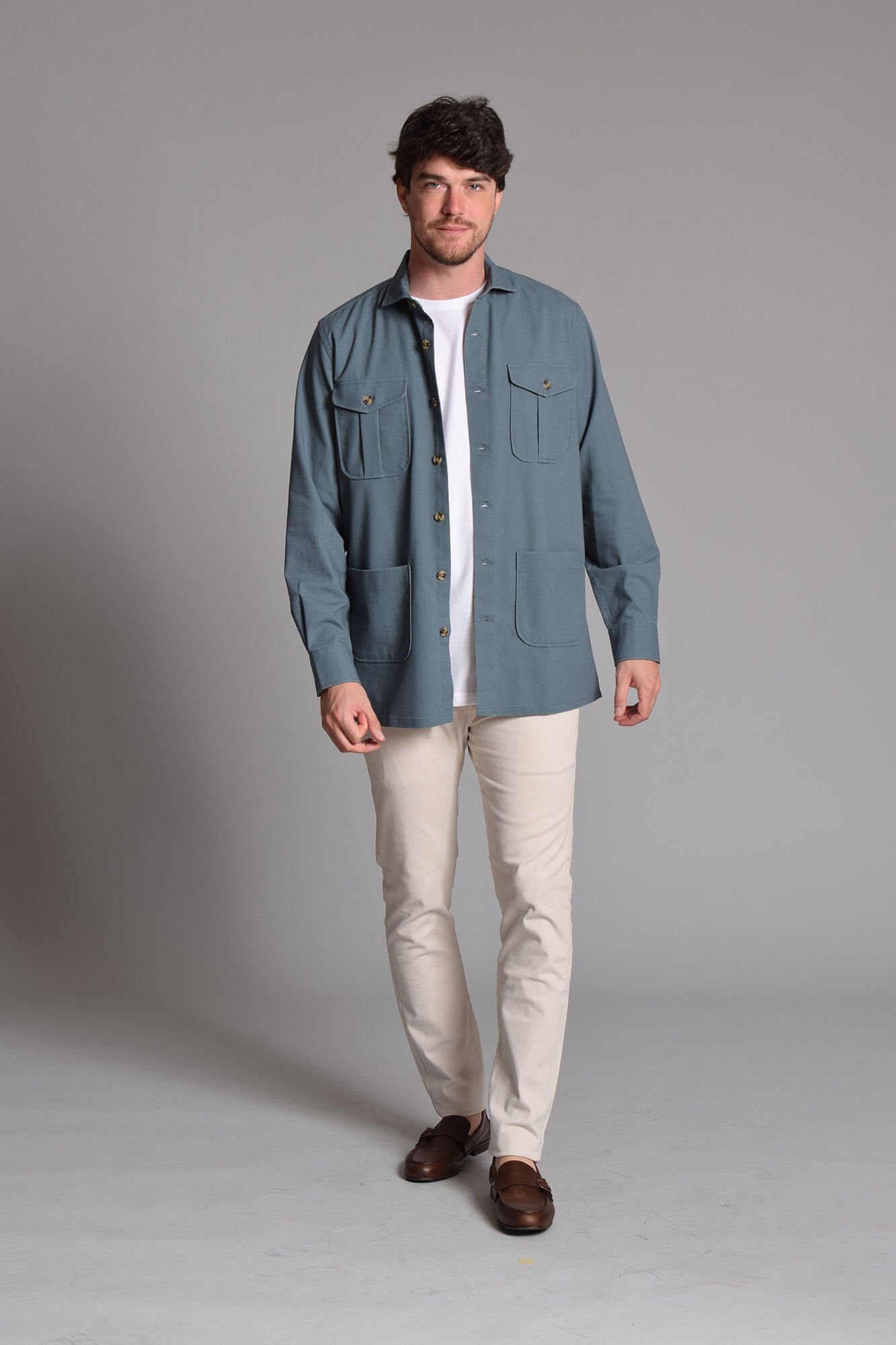 Cloking Camisa Saariana Azul