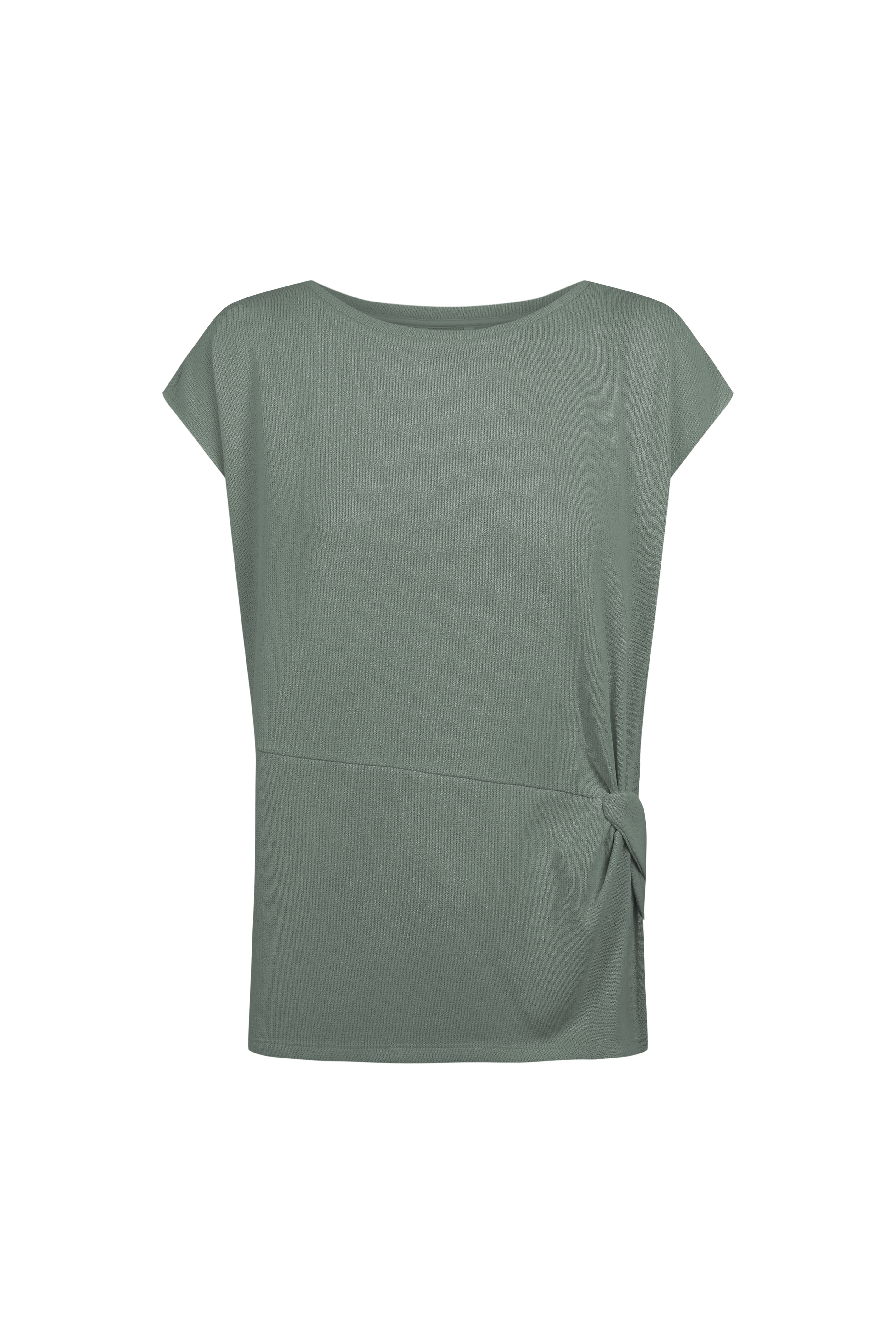 Slowlove Top estructura nudo Verde