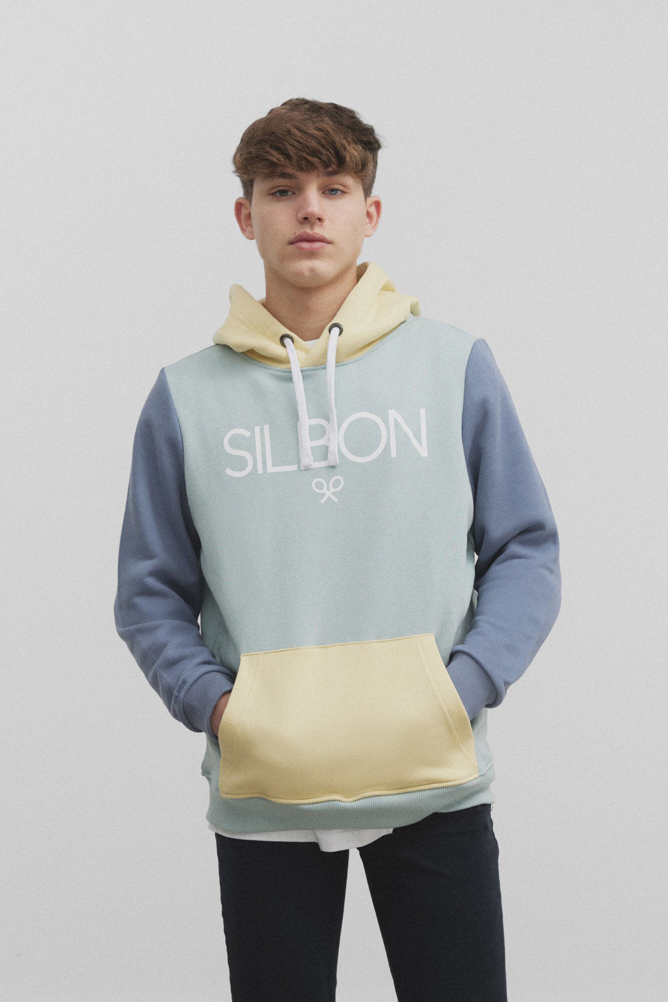 Silbon Sudadera capucha Amarillo