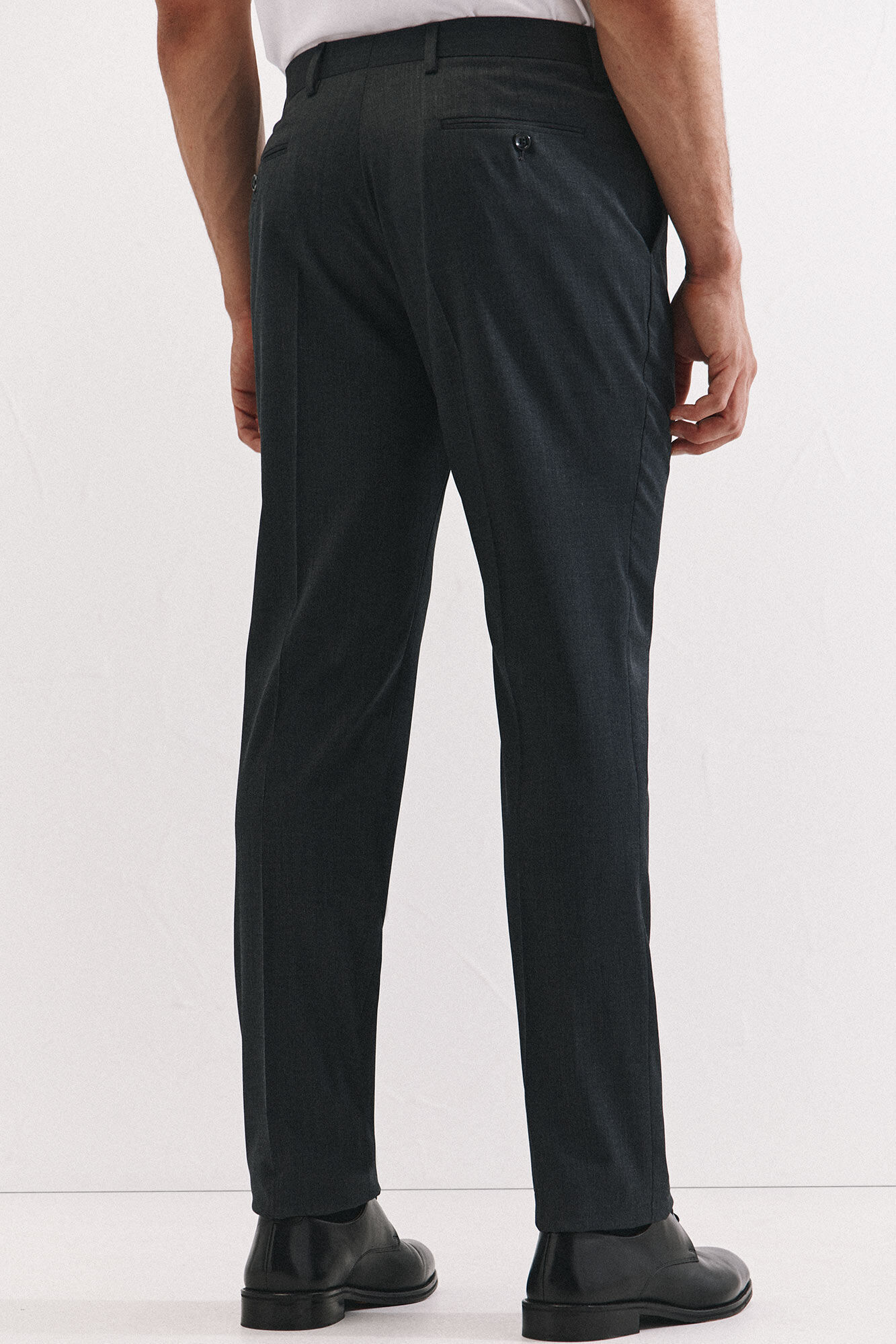 Cortefiel Liso Coolmax lisas Cinzento