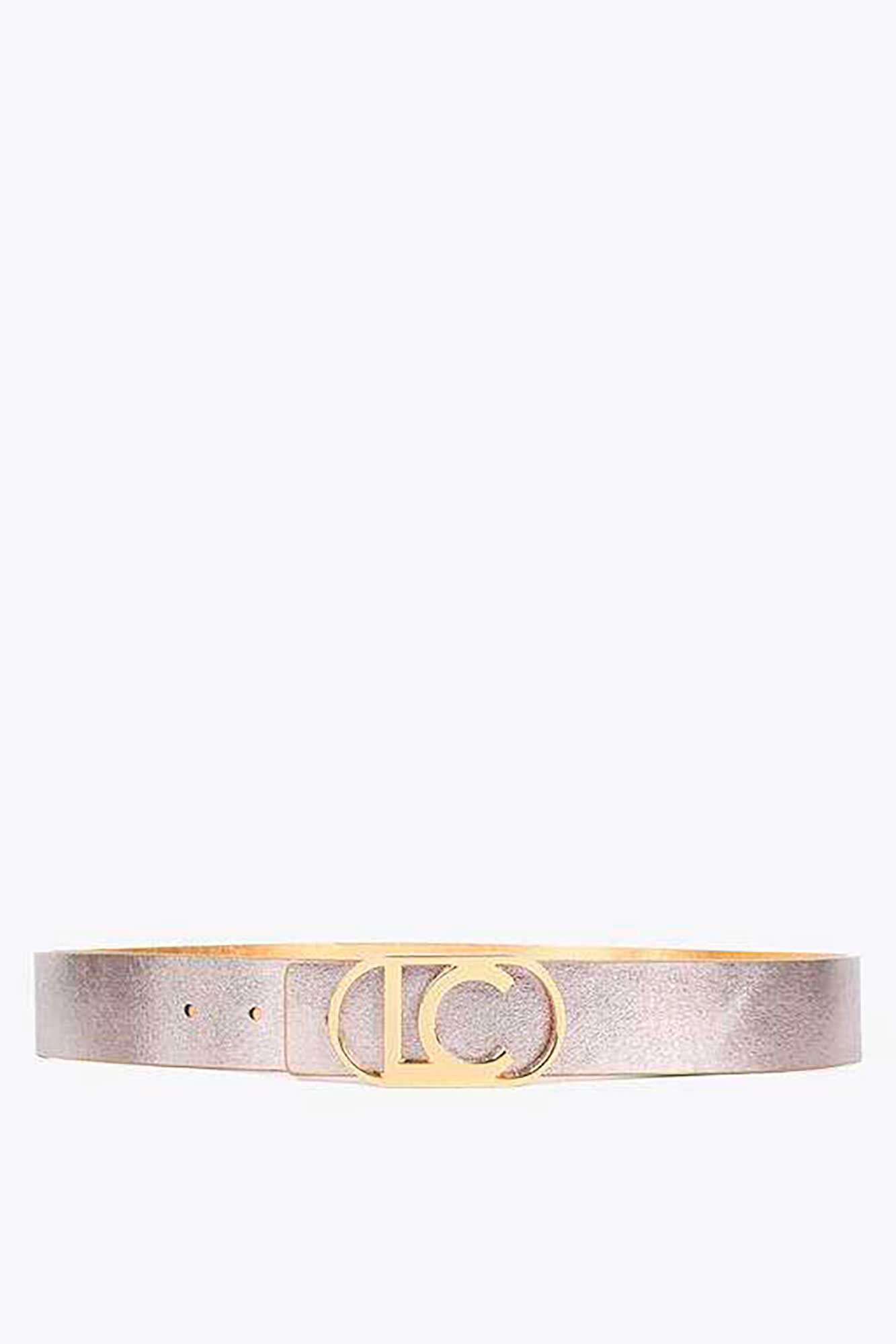 Lola Casademunt Cinto revers&iacute;vel Dourado