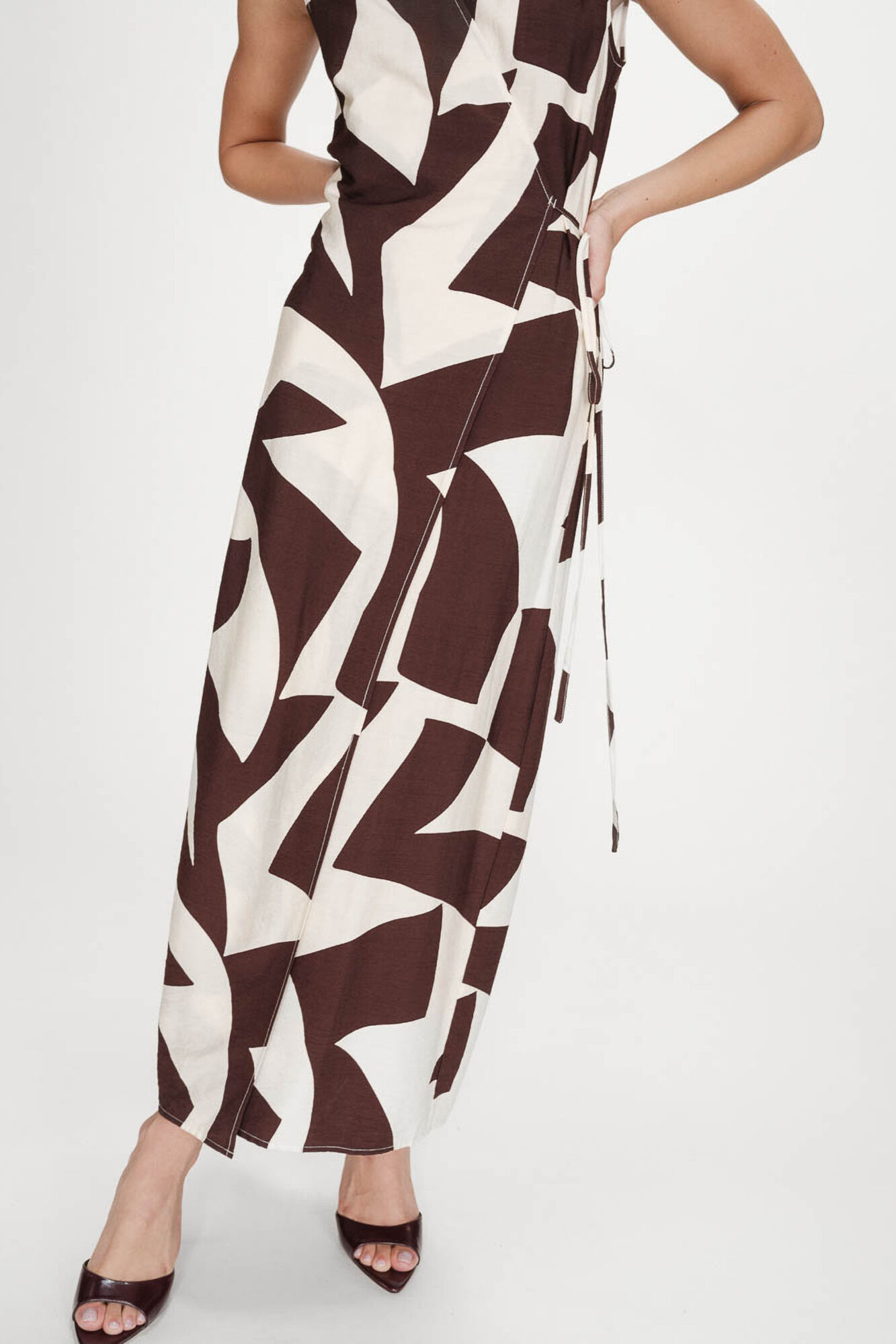 Grace & Mila Long dress Velline Printed brown