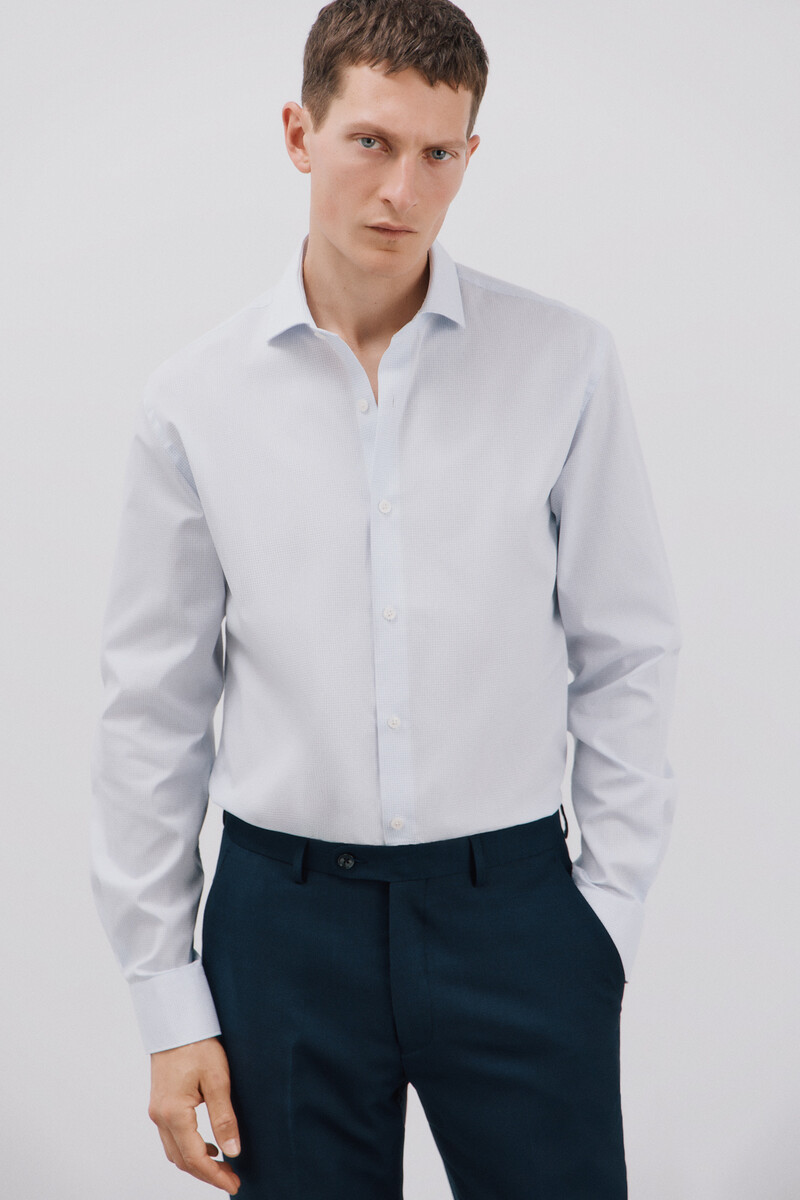 Camisa Tailored Fit Pedro Del Hierro Tailored Fit Trajes Caballero