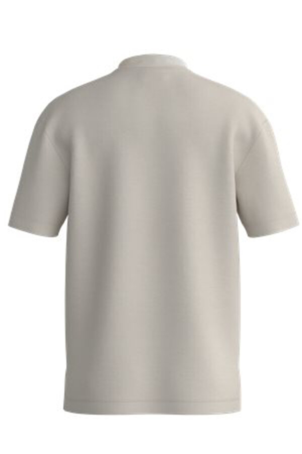 Cortefiel Short-sleeved polo shirt White