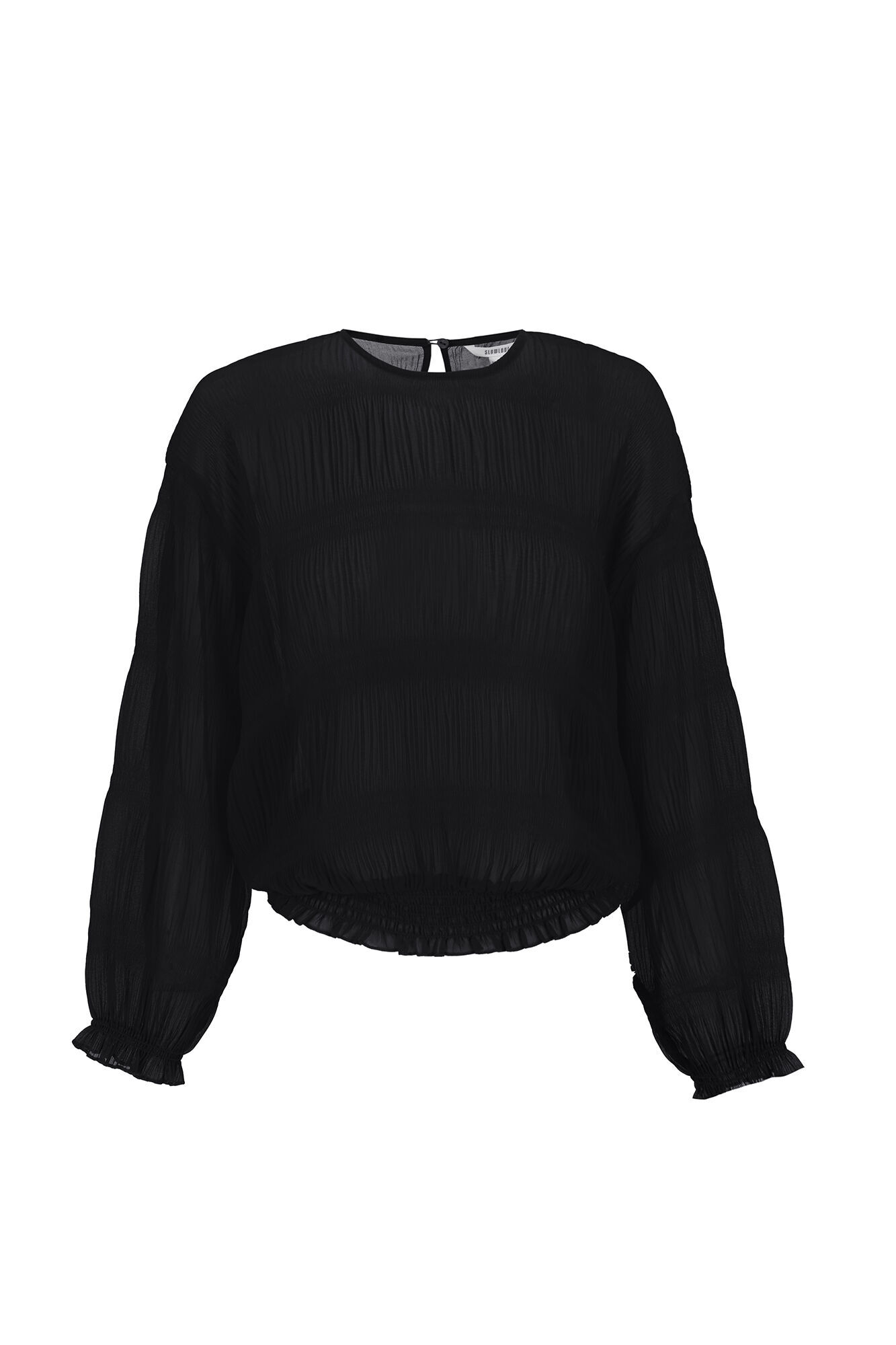 Slowlove Blusa franzida Preto
