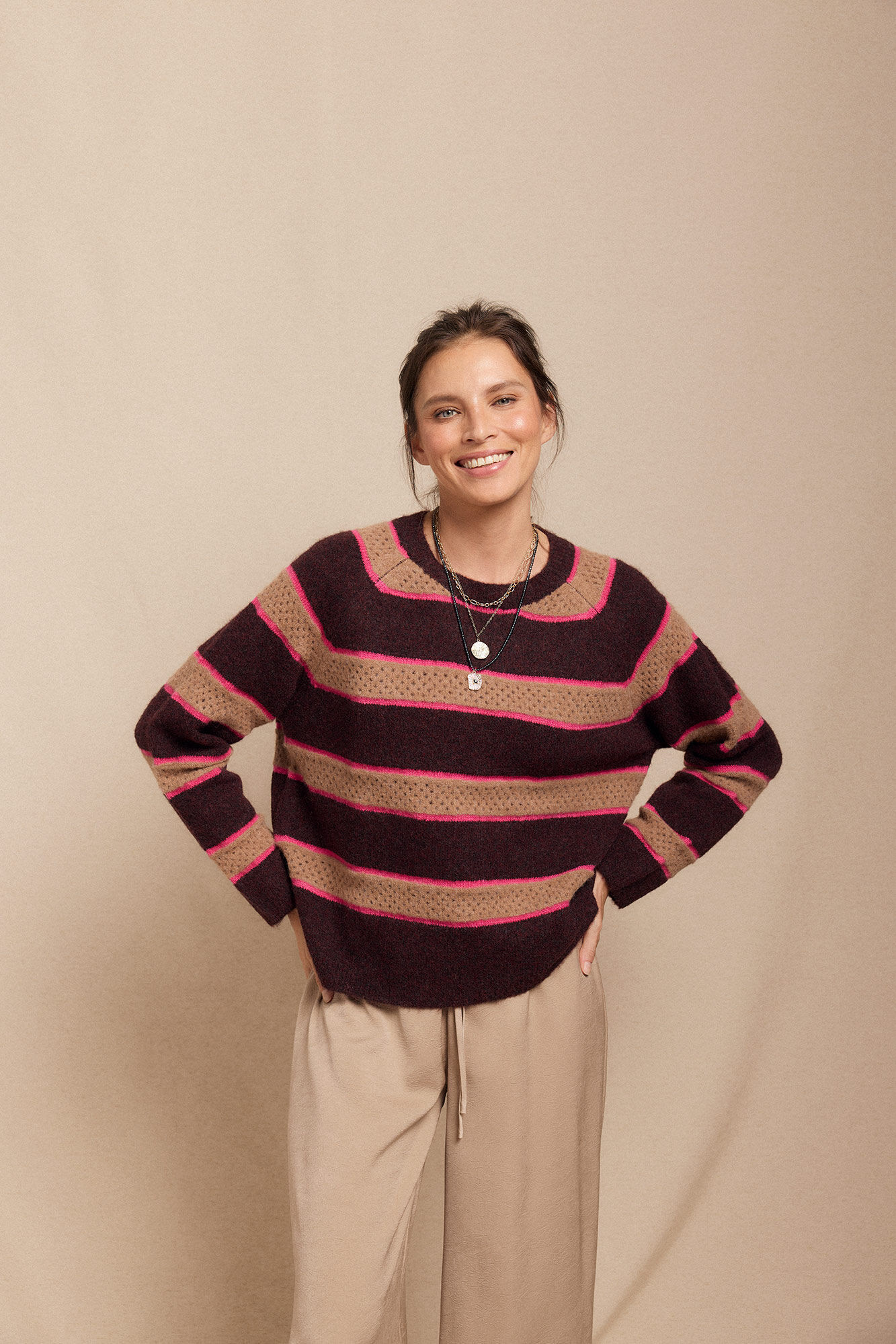 Slowlove Camisola riscas Granada