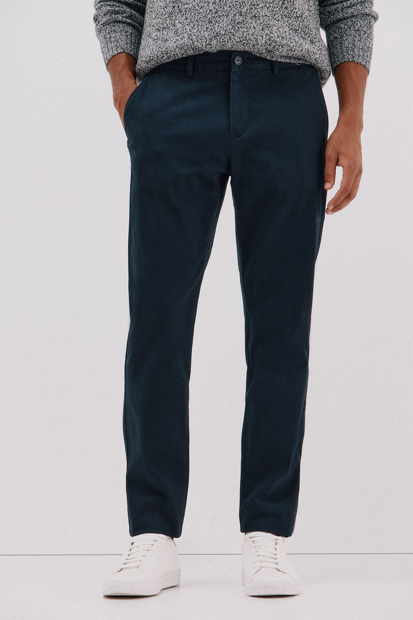Cortefiel Slim-fit print chinos pants