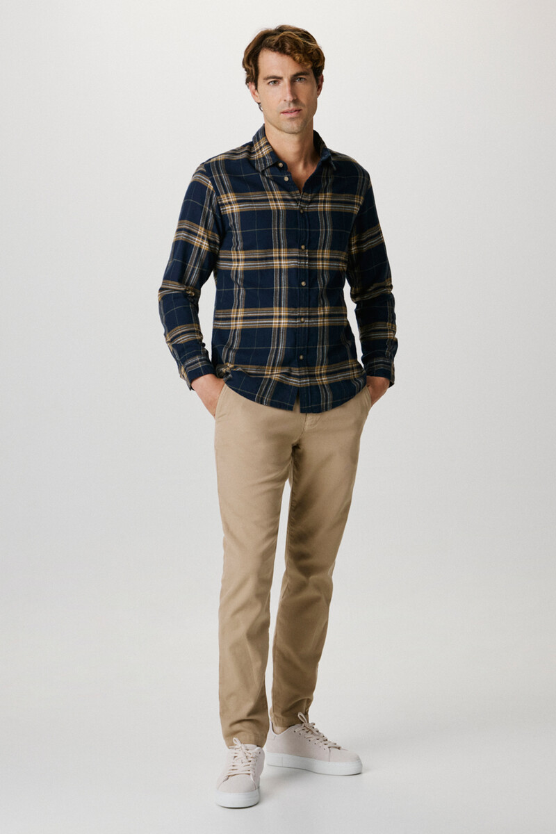 pedro del hierro Camisa de manga larga Slim Fit confeccionada con