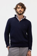 El Ganso Camisola B&aacute;sica Gola Camionista Azul