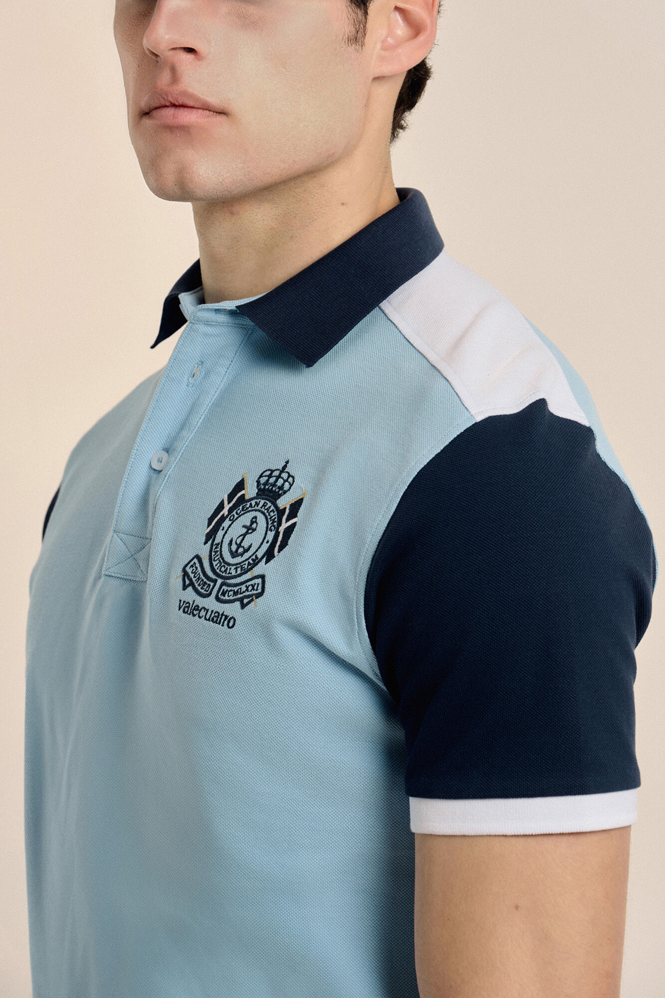 Valecuatro Tricolor polo shirt