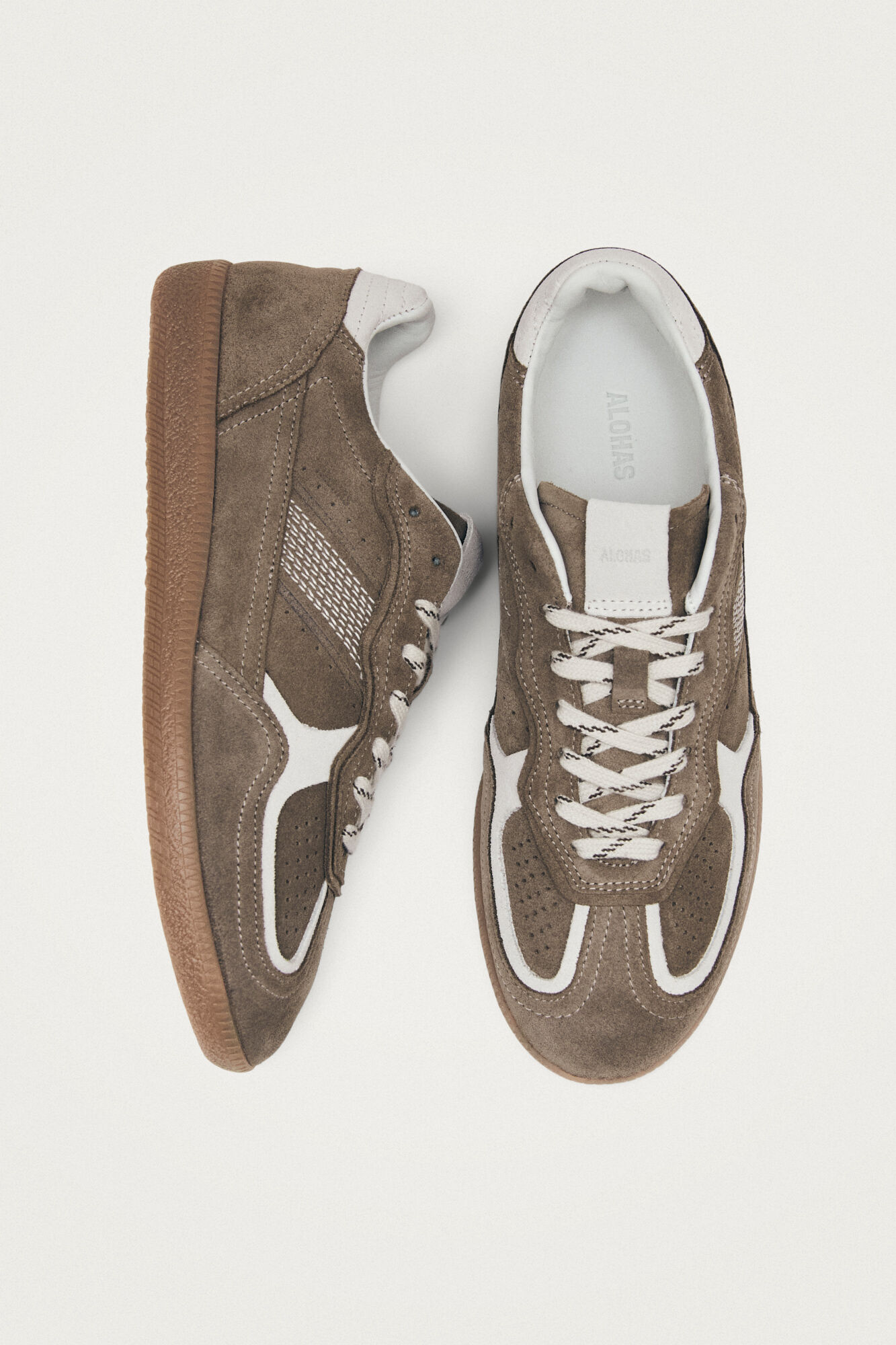 Alohas Leather slippers Tb.490 Rife Nude