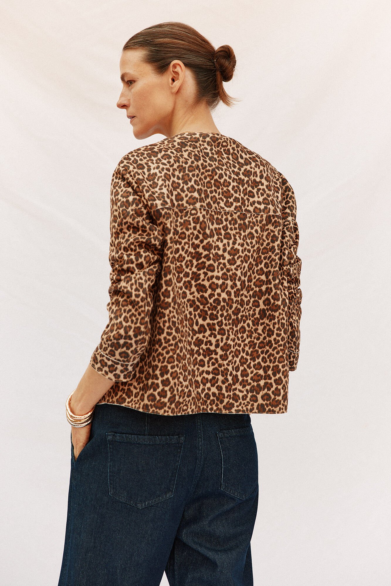 Cortefiel Blus&atilde;o efeito pele Multicolorido