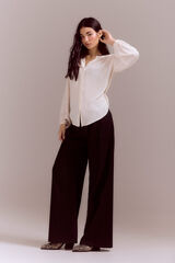 Cortefiel yoke yoke blouse White