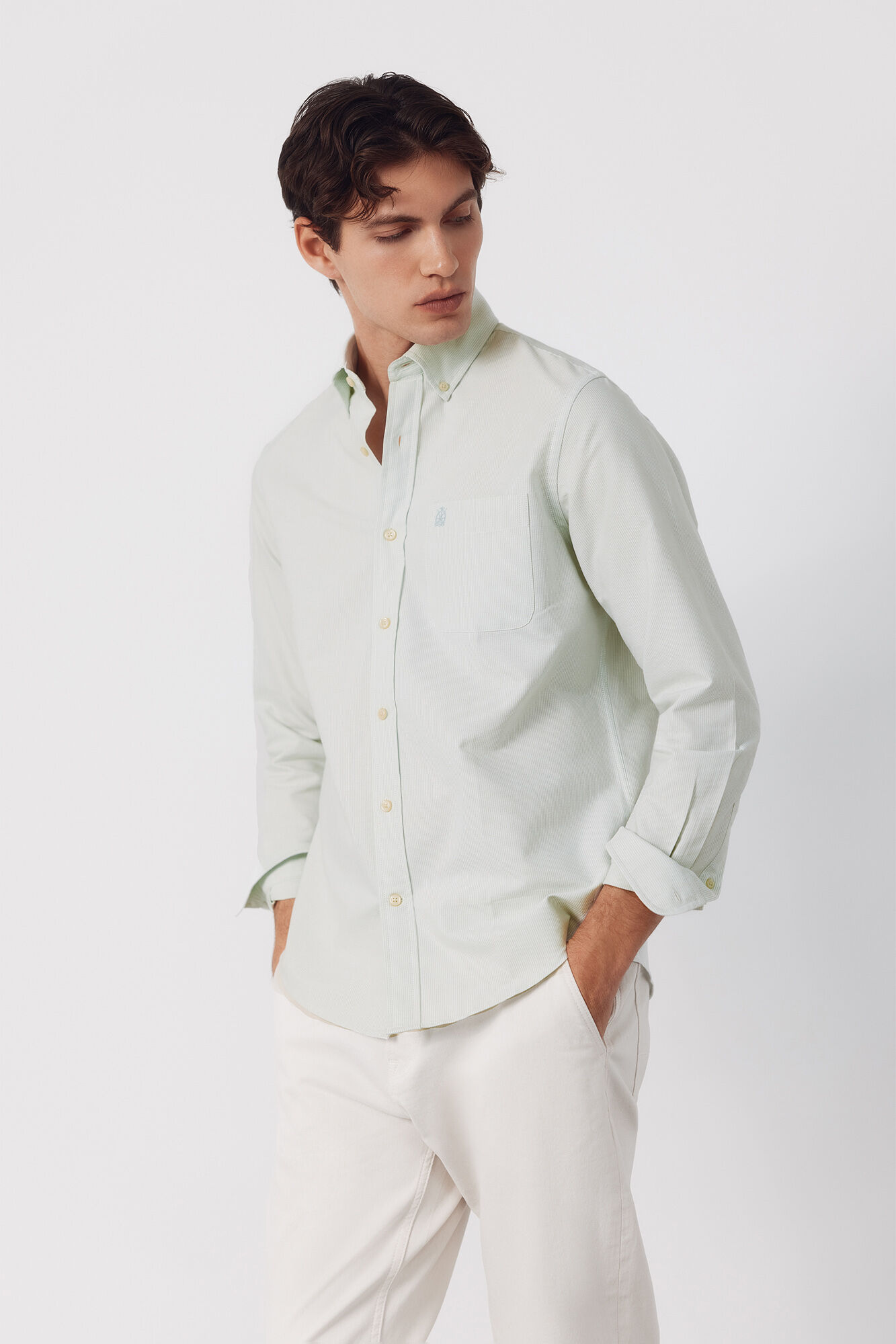 Cortefiel Camisa oxford raya candela