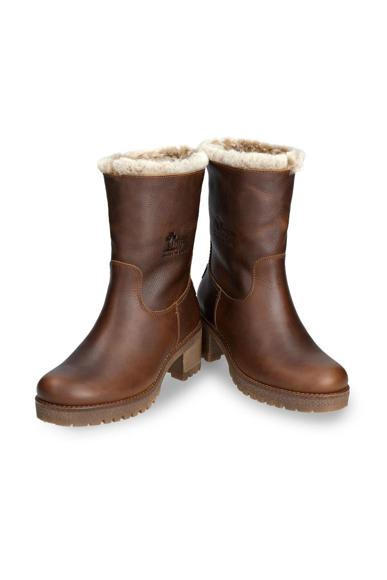 Panama Jack Women's heeled boots Brown