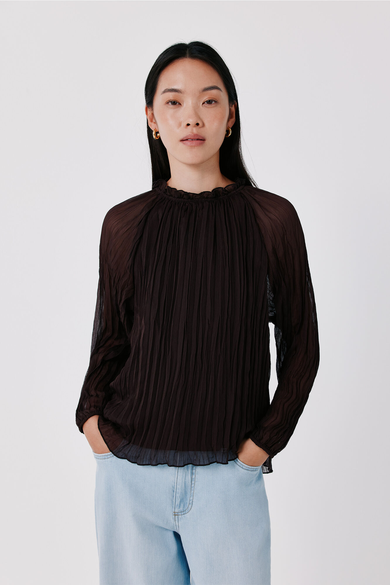 Cortefiel Pleated blouse