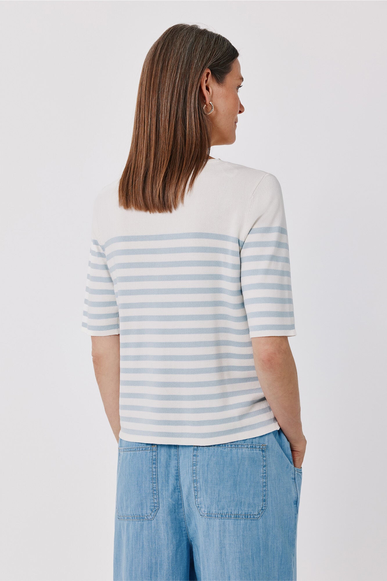 Cortefiel Short sleeve jacket Blue